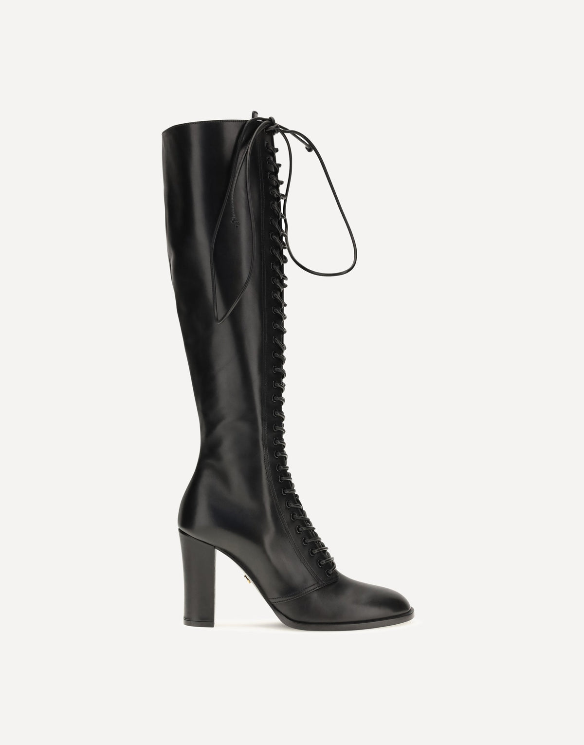 Dolce & Gabbana Lace-Up Knee-High Boots