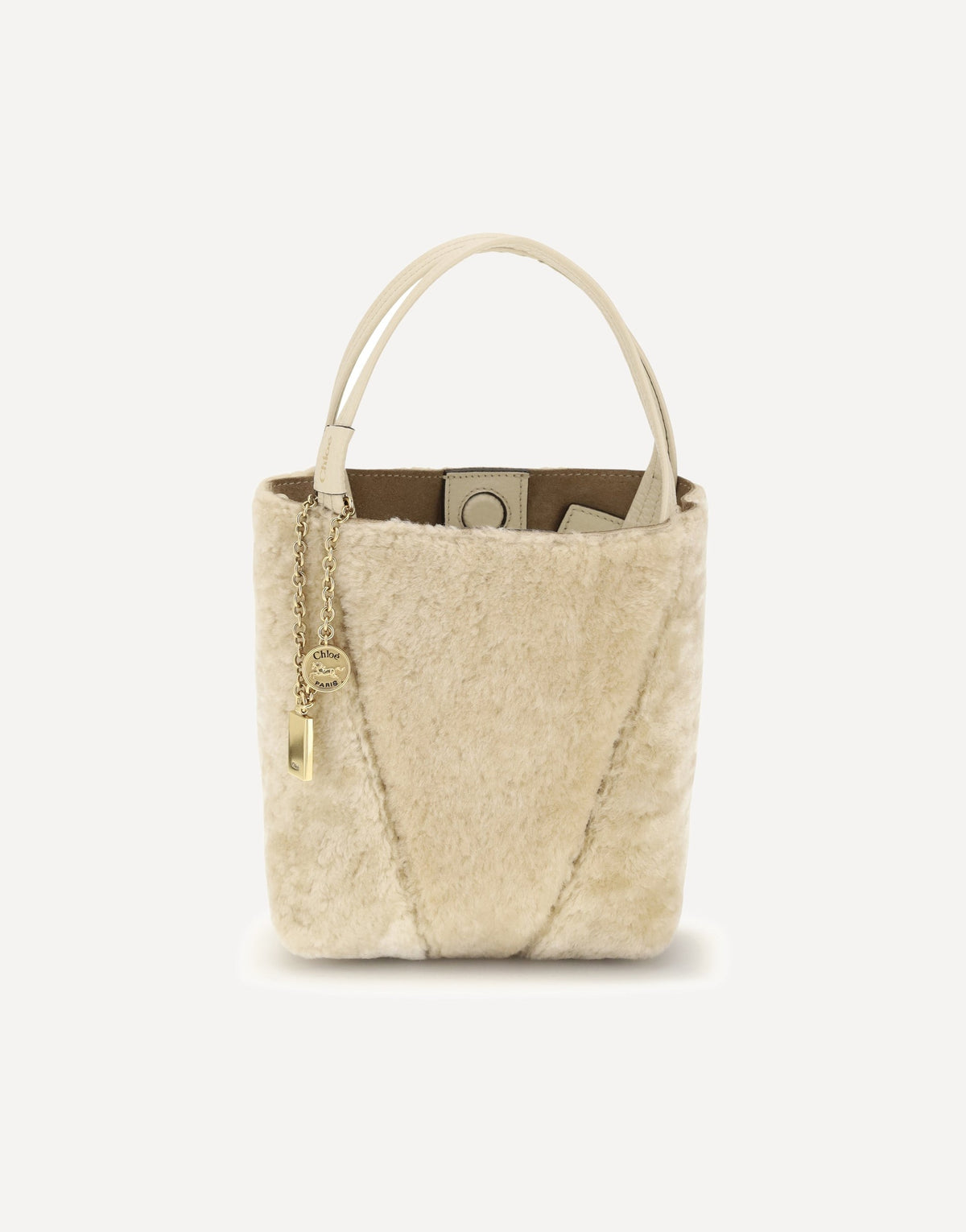 Chloé Spin Bouclé Bucket Bag
