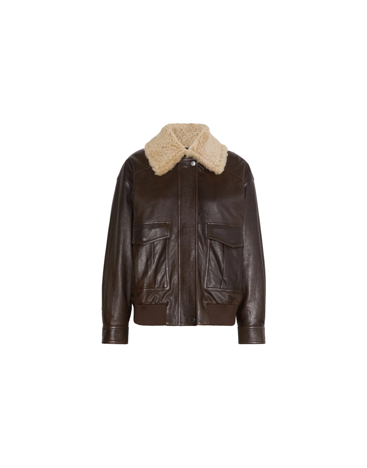 Max Mara Calata Leather Jacket