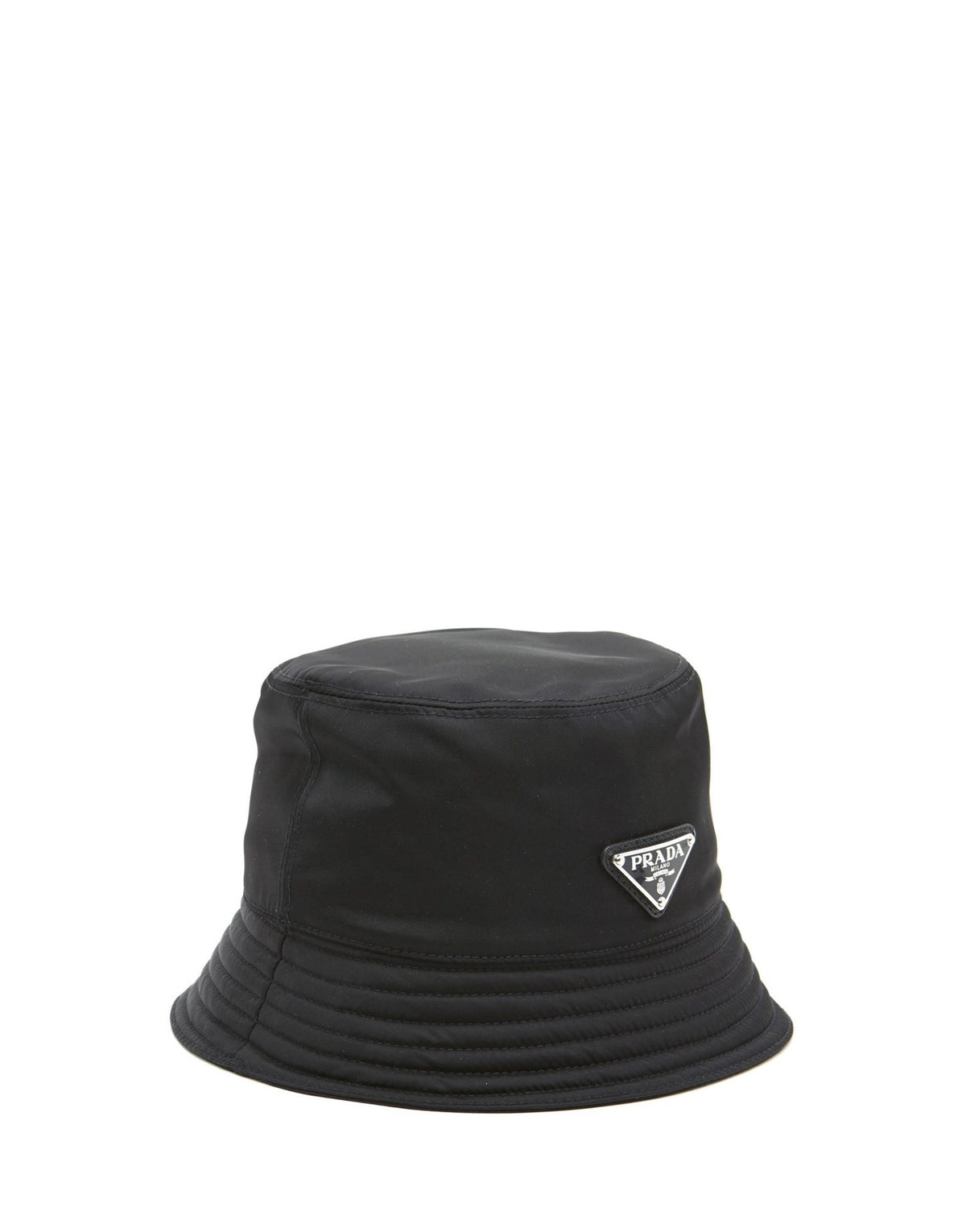 Prada Triangle Logo Bucket Hat