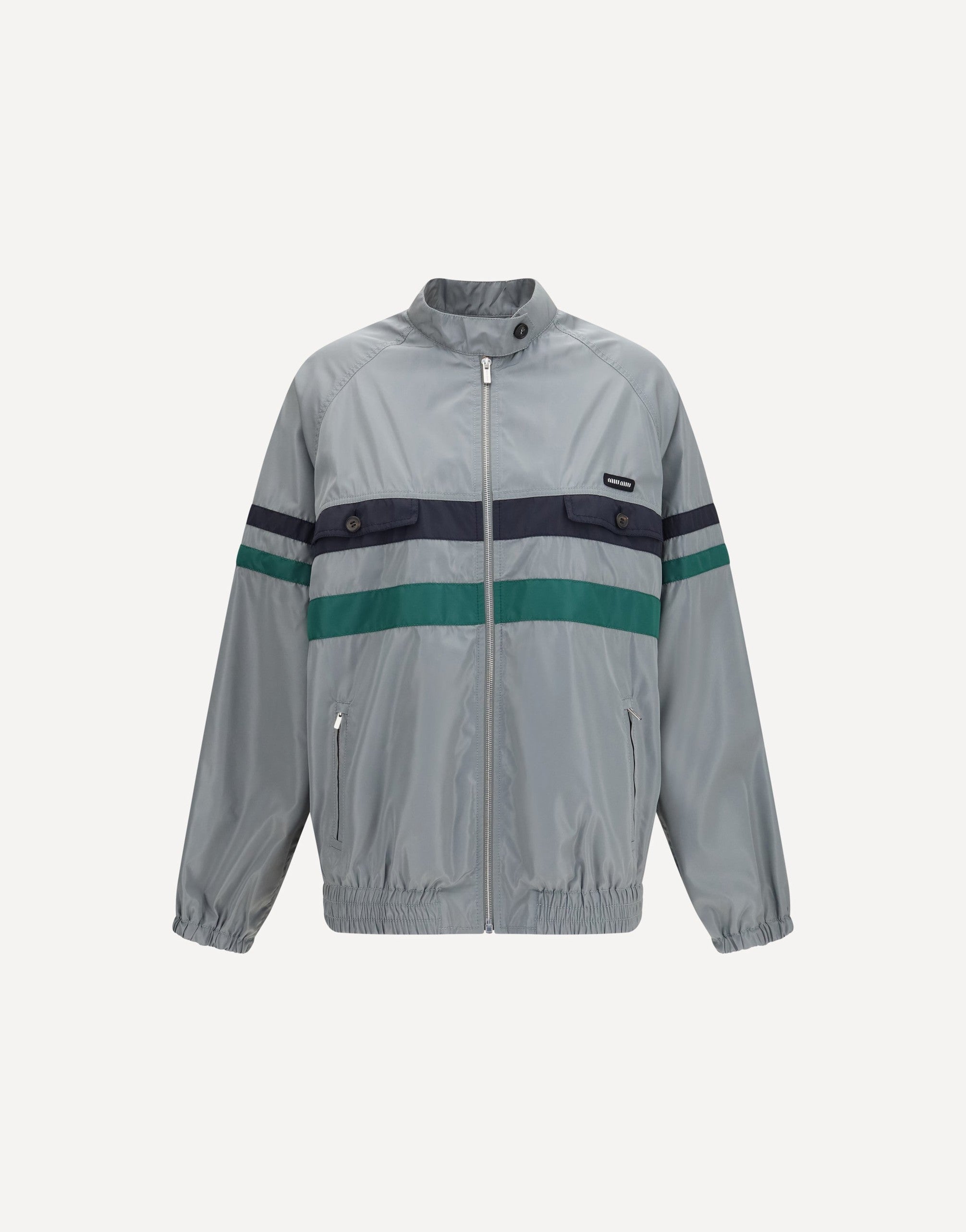 Miu Miu Technical Silk Jacket