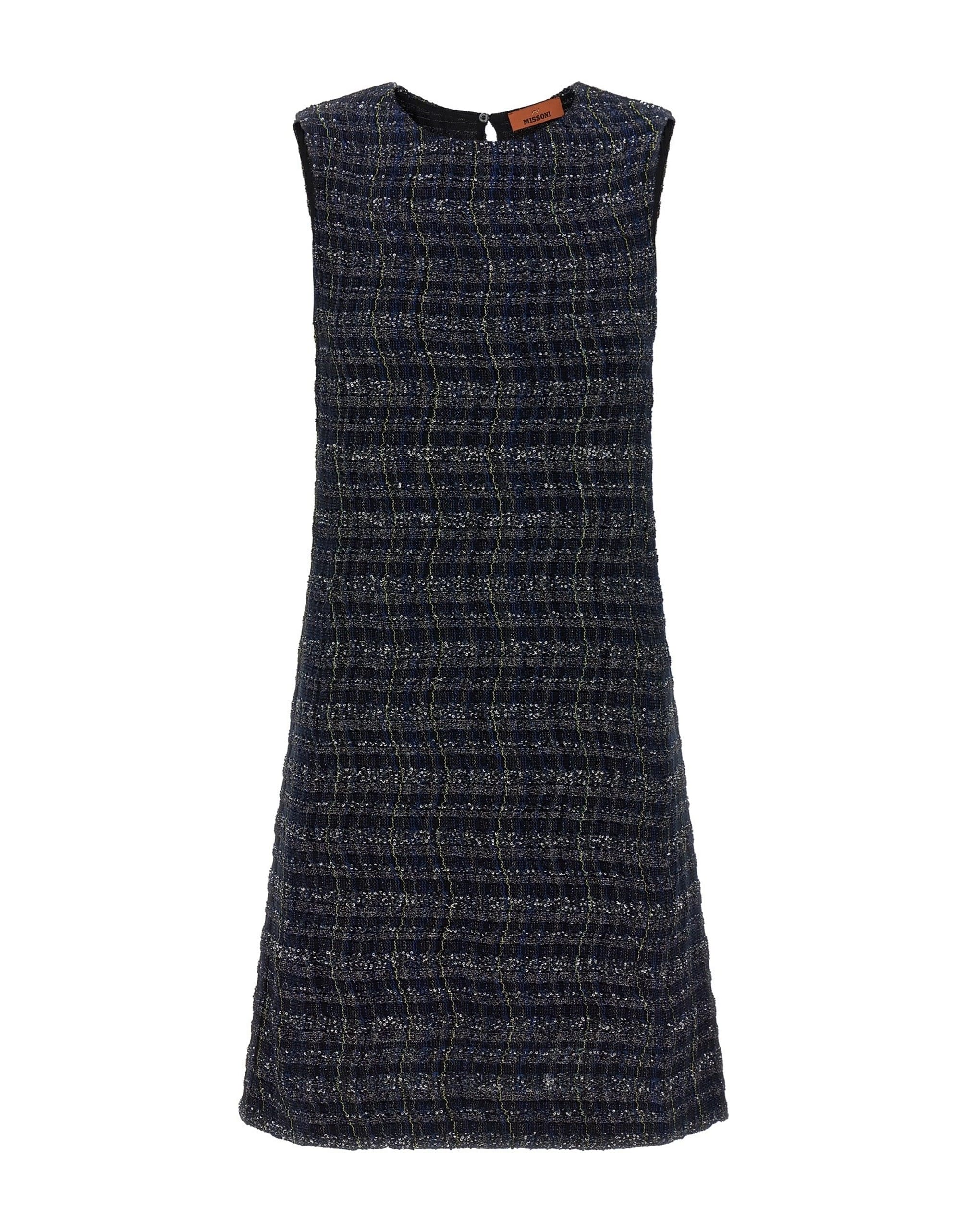 Missoni Check Pattern Mini Dress