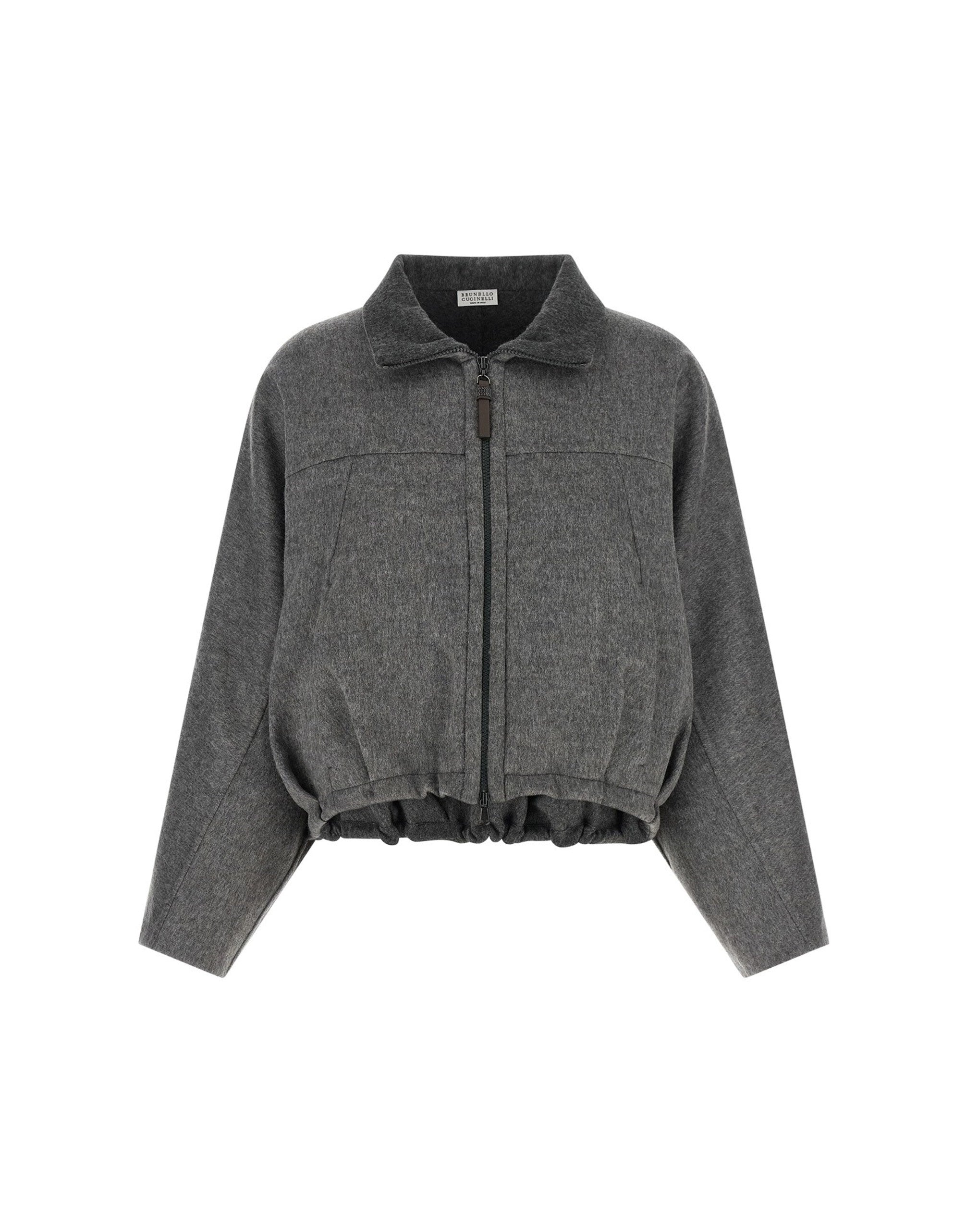Brunello Cucinelli Jacke mit glänzendem Reißverschlusszug