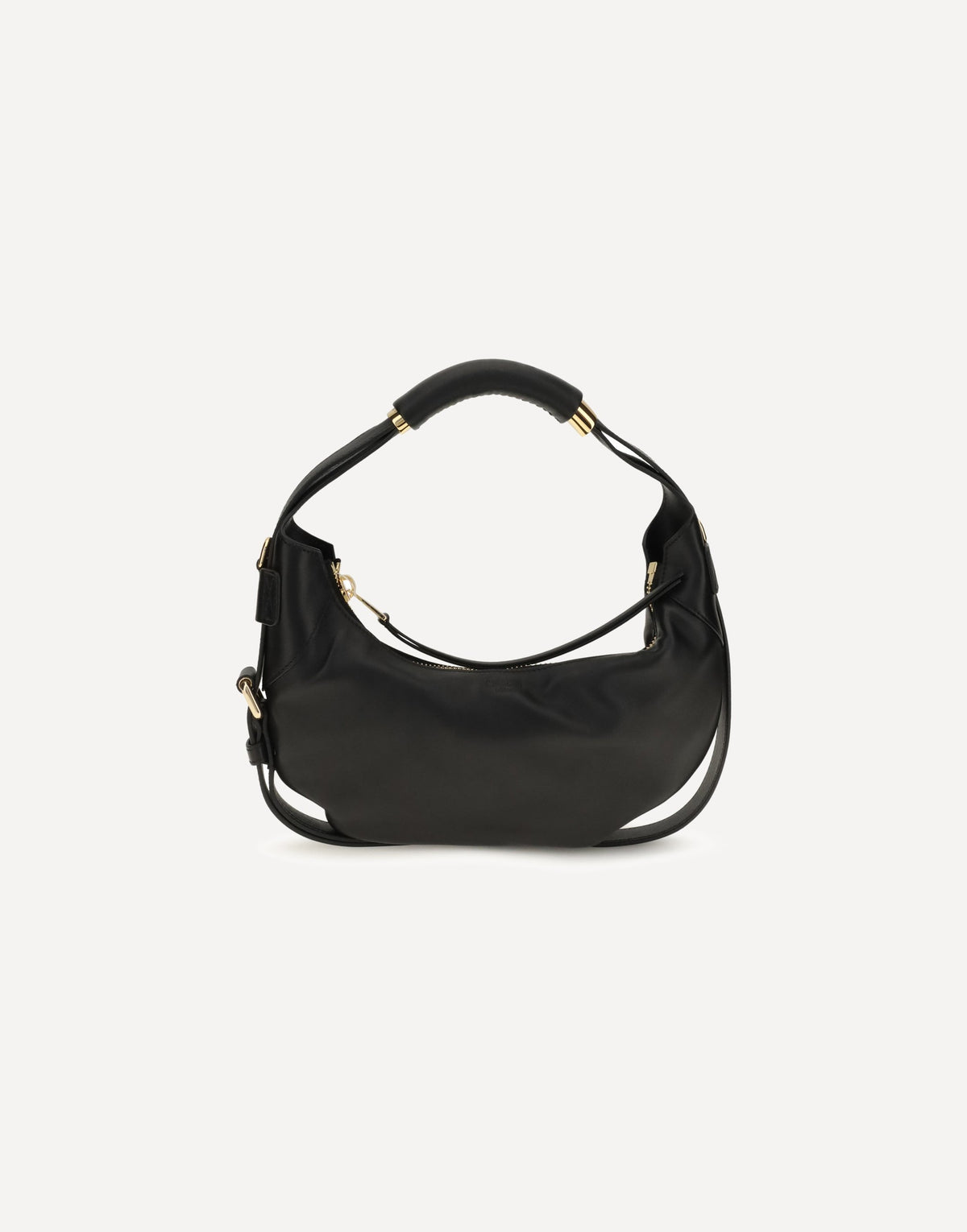 Moschino Leather Crescent Handbag