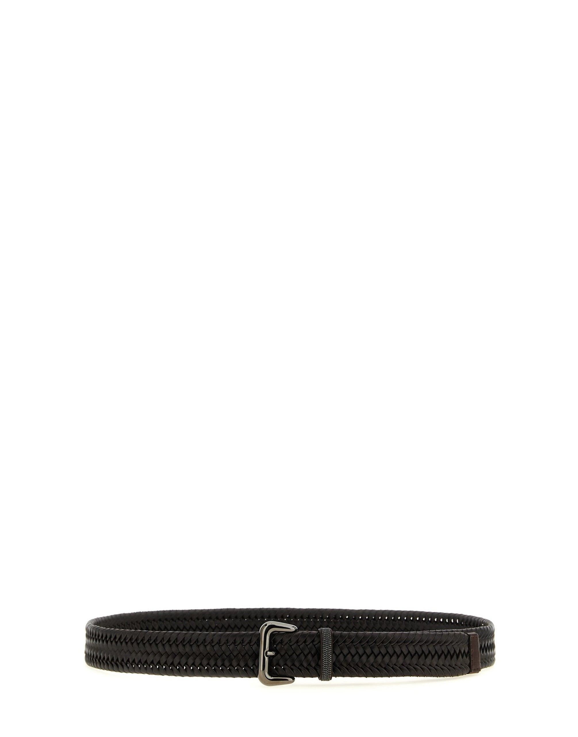 Brunello Cucinelli Shiny Loop Belt