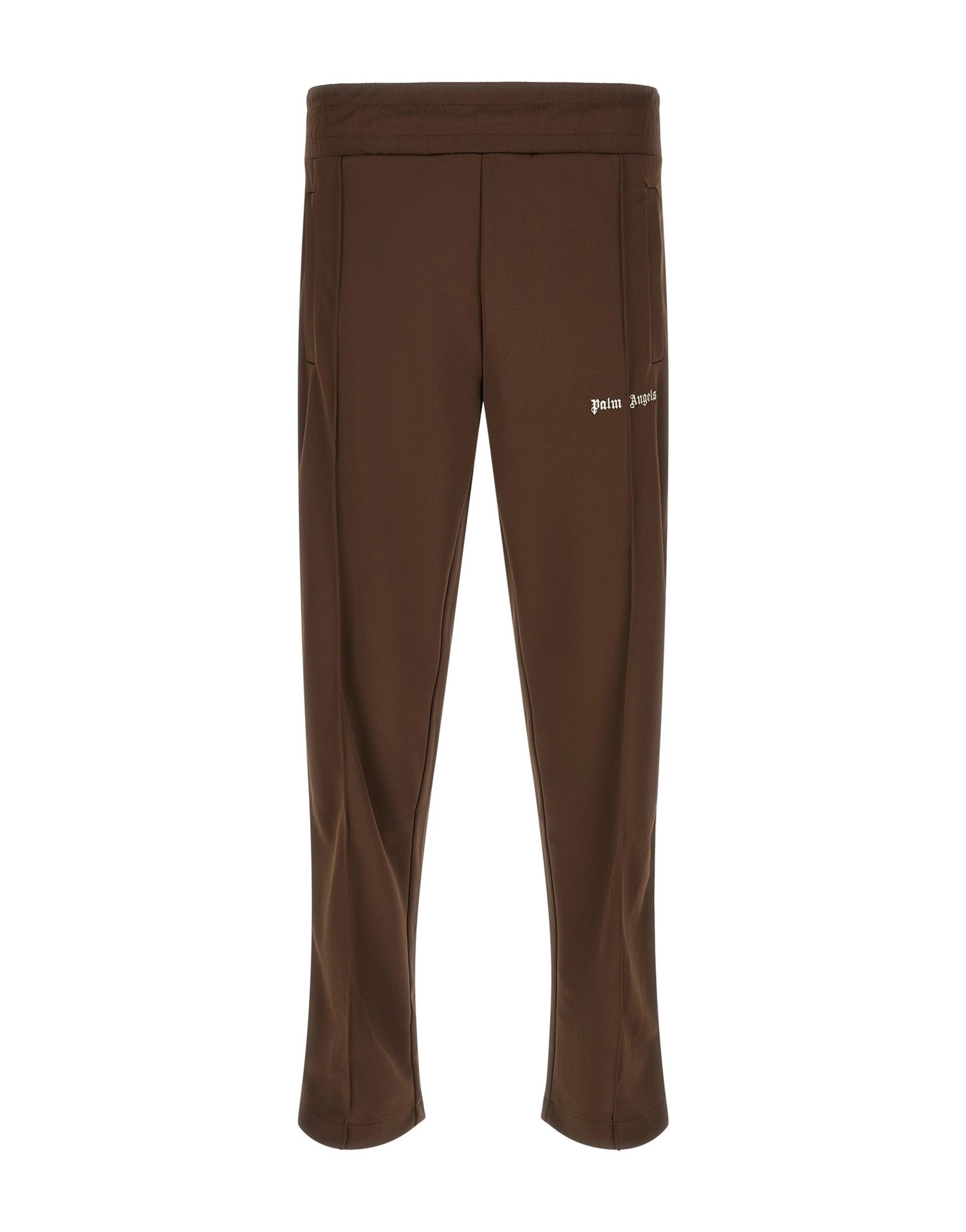 Palm Angels Brown Classic Track Pants