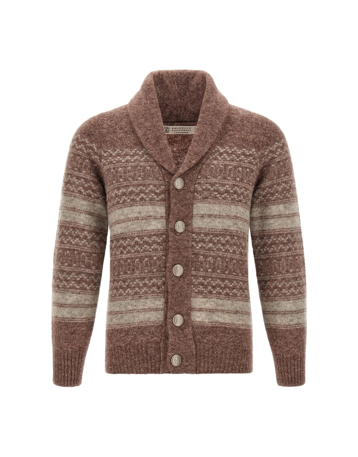 Brunello Cucinelli Nordic Jacquard Cardigan