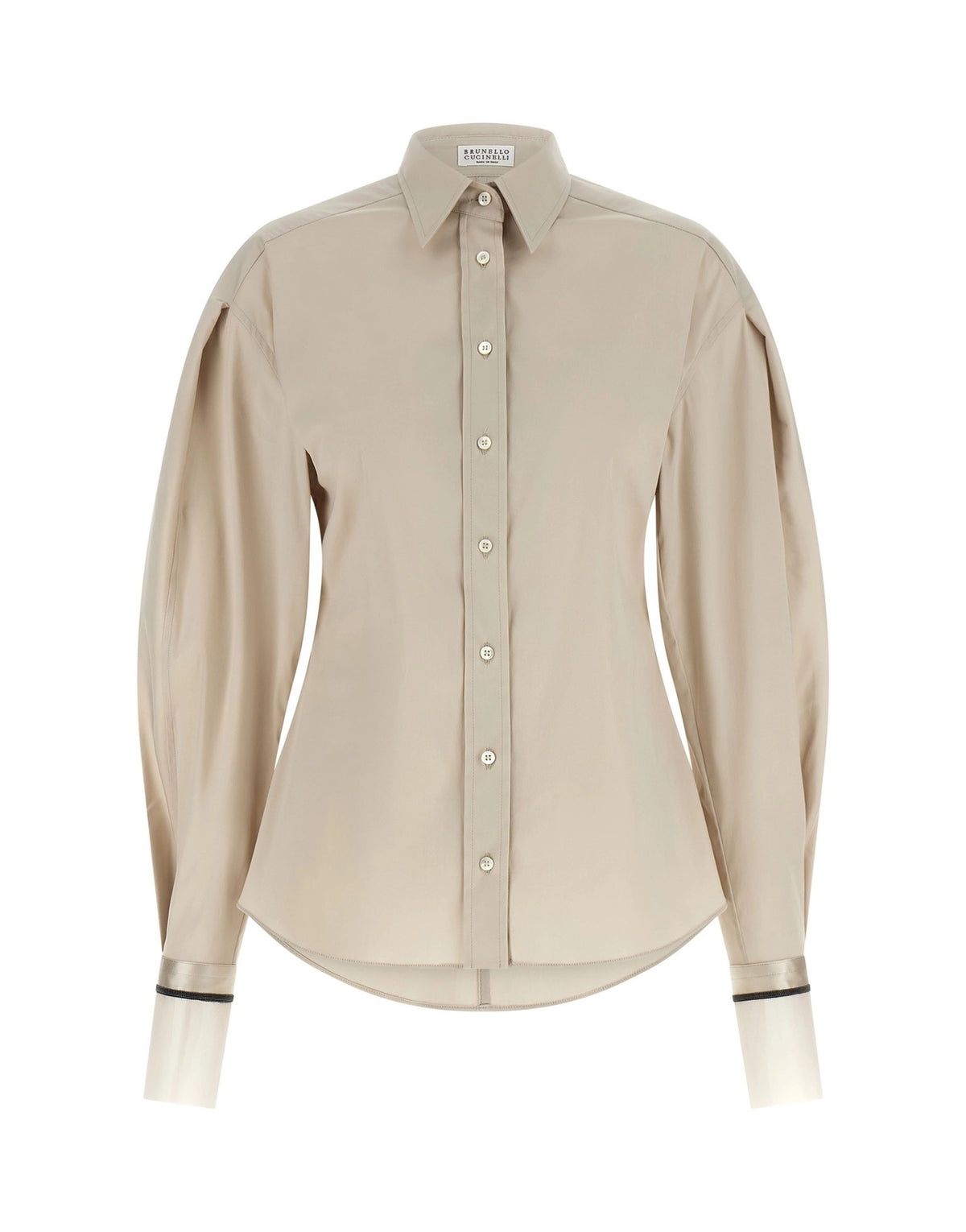Brunello Cucinelli Shiny Cuffs Shirt