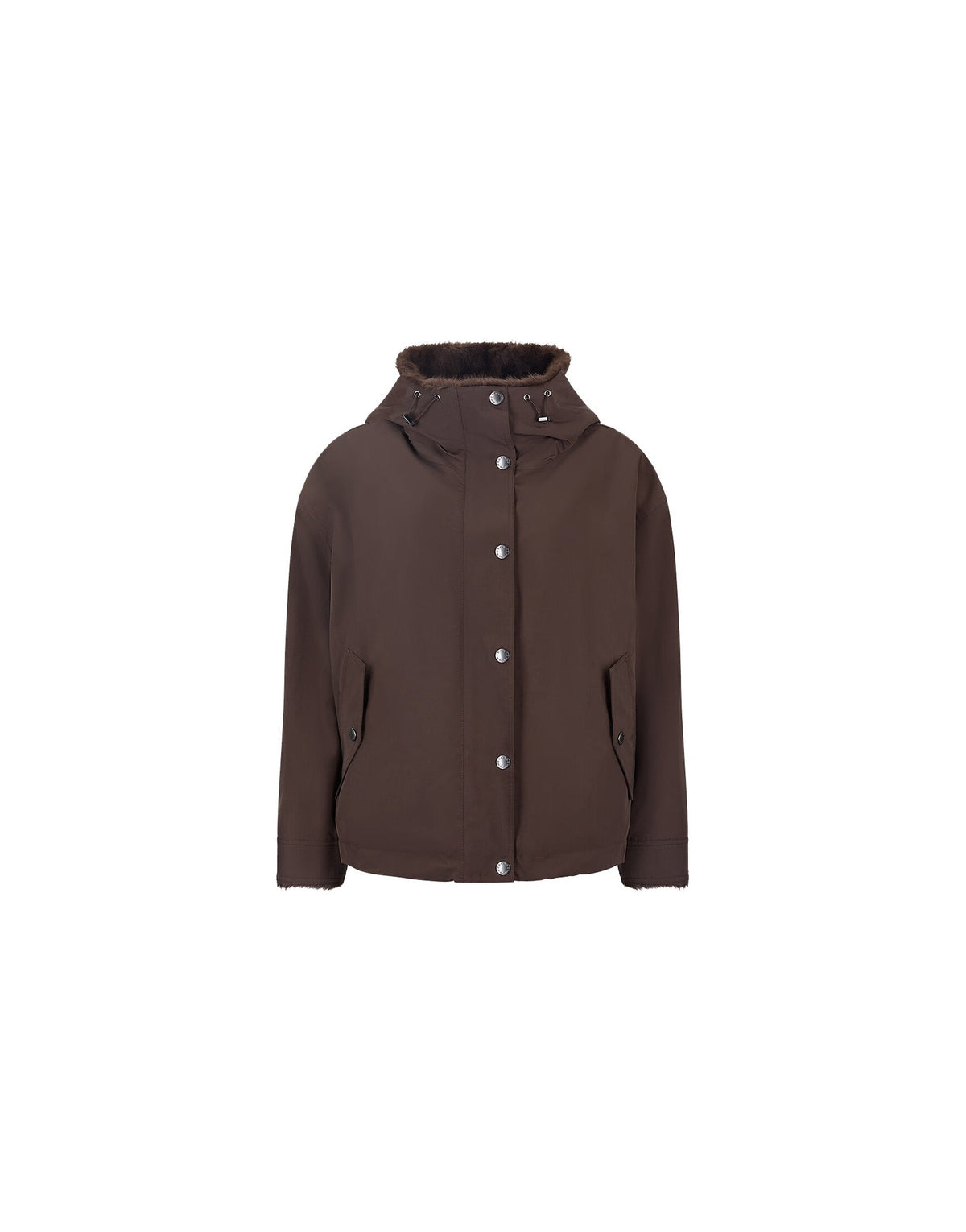 Max Mara Zanna Reversible Faux Fur Jacket