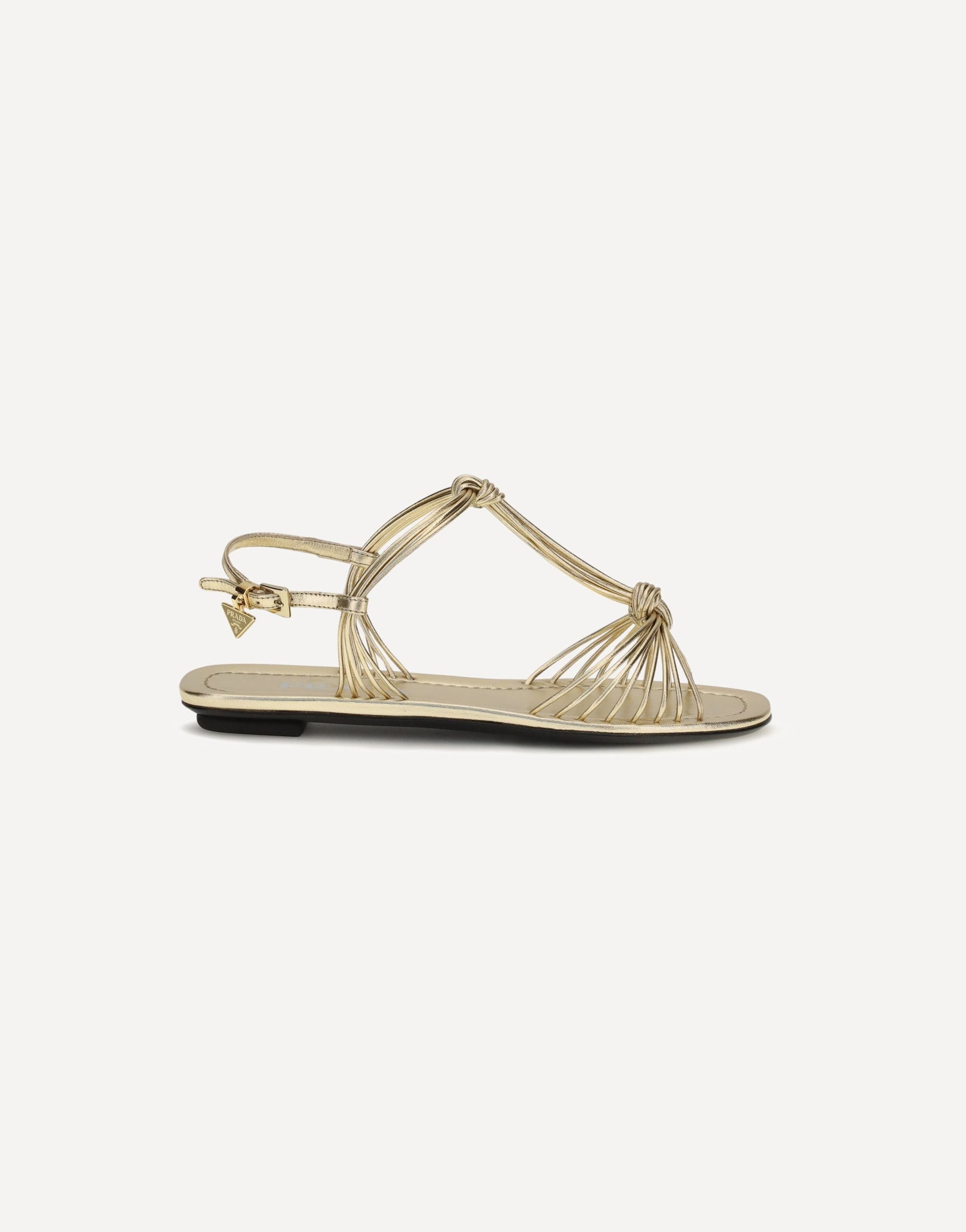 Prada Mordoré Nappa Sandals