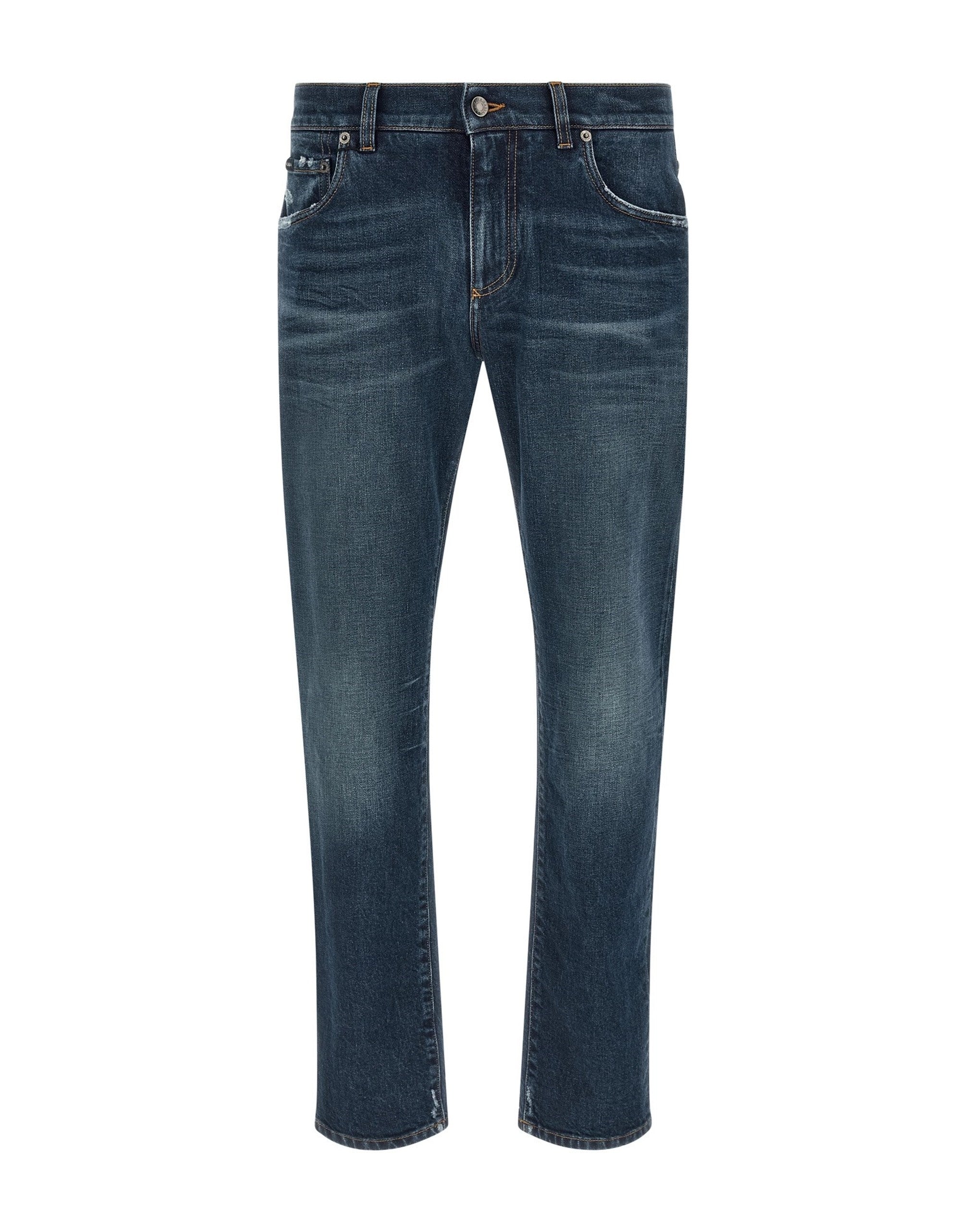 Dolce & Gabbana Logo Patch Jeans