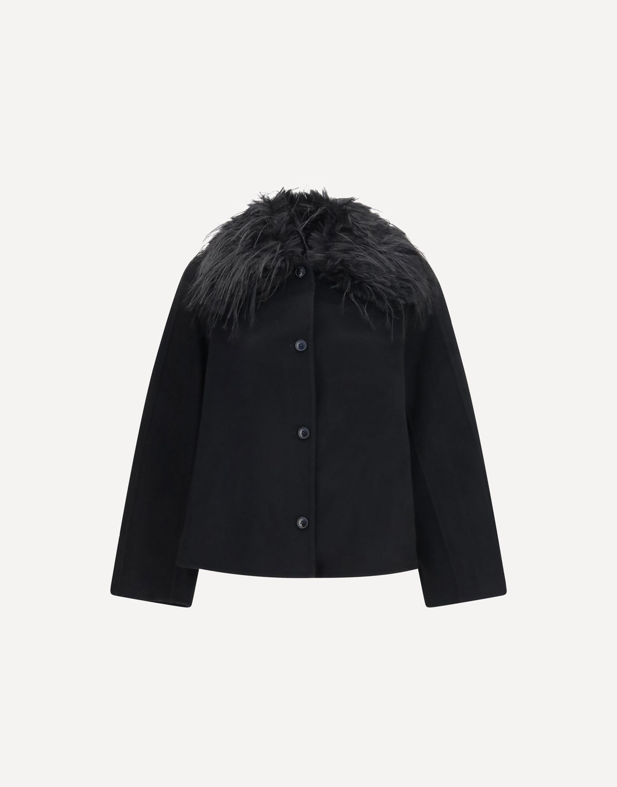 Loulou De Saison Rafe Jacket With Faux-Fur Collar
