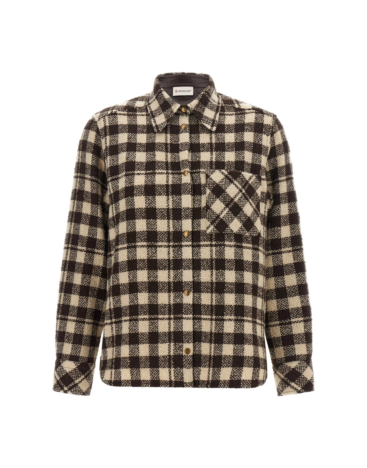 Moncler Checked Wool Shirt