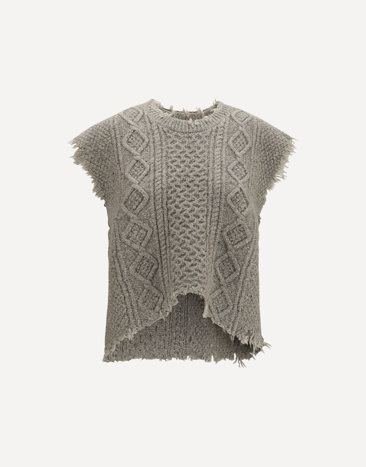 R13 Wool Cable-Knit Vest