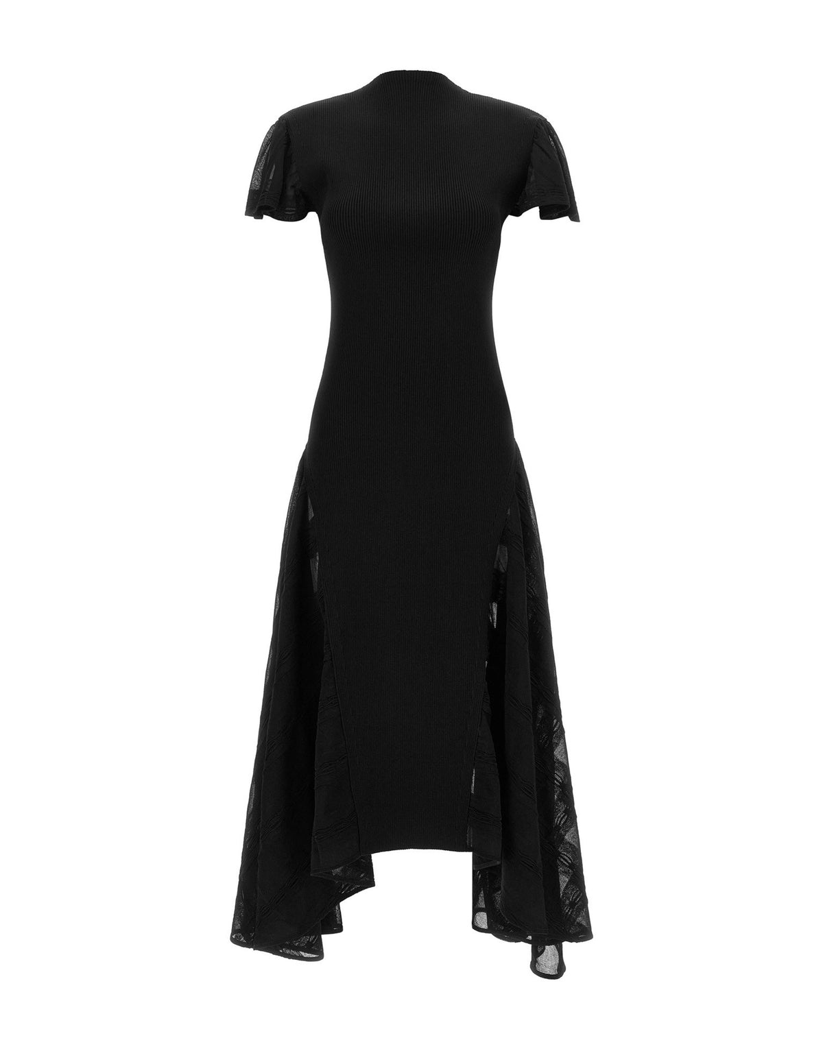 Lanvin Silk Cotton Flared Midi Dress
