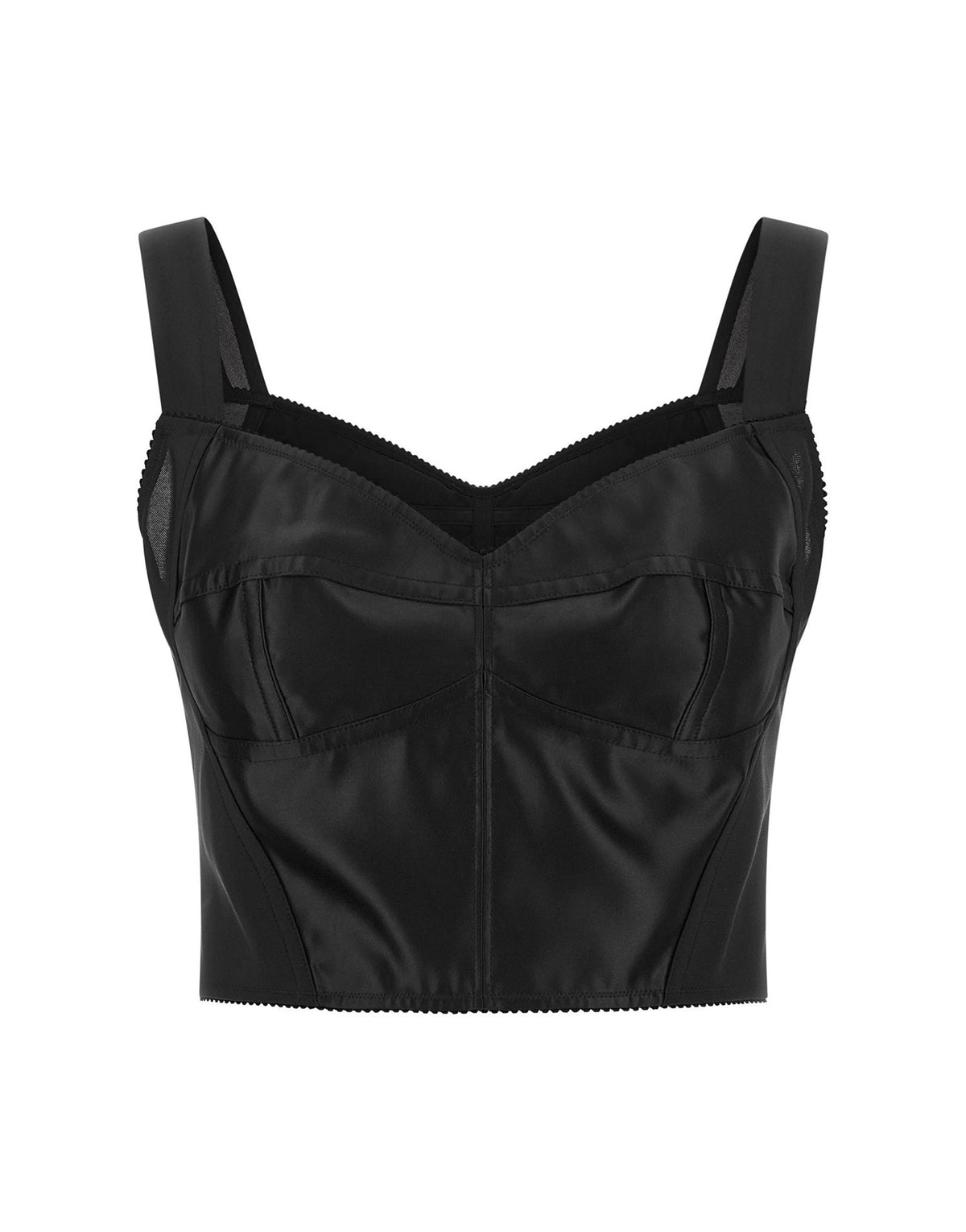 Dolce & Gabbana Satin Bustier Top