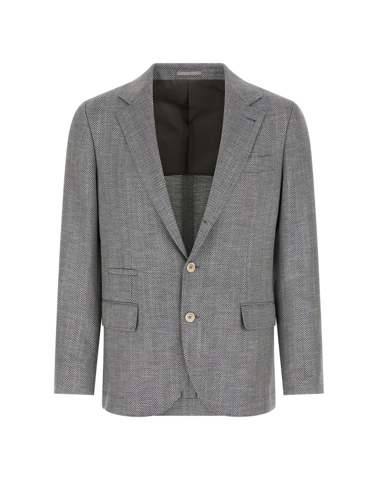 Brunello Cucinelli Deconstructed Single-Breasted Blazer