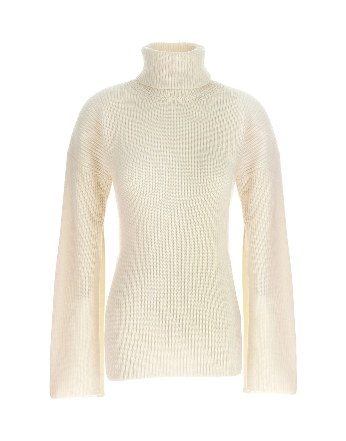 TOTEME Slit Sleeve High Neck Sweater