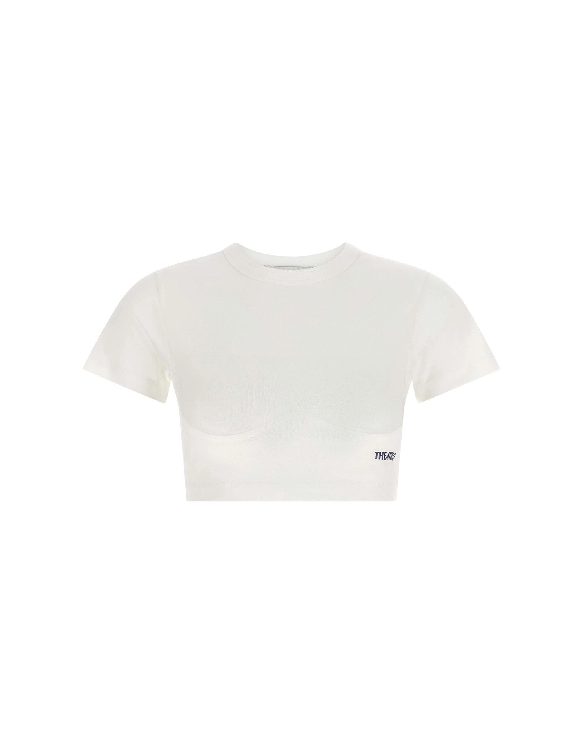 The Attico Bustier Crop T-Shirt