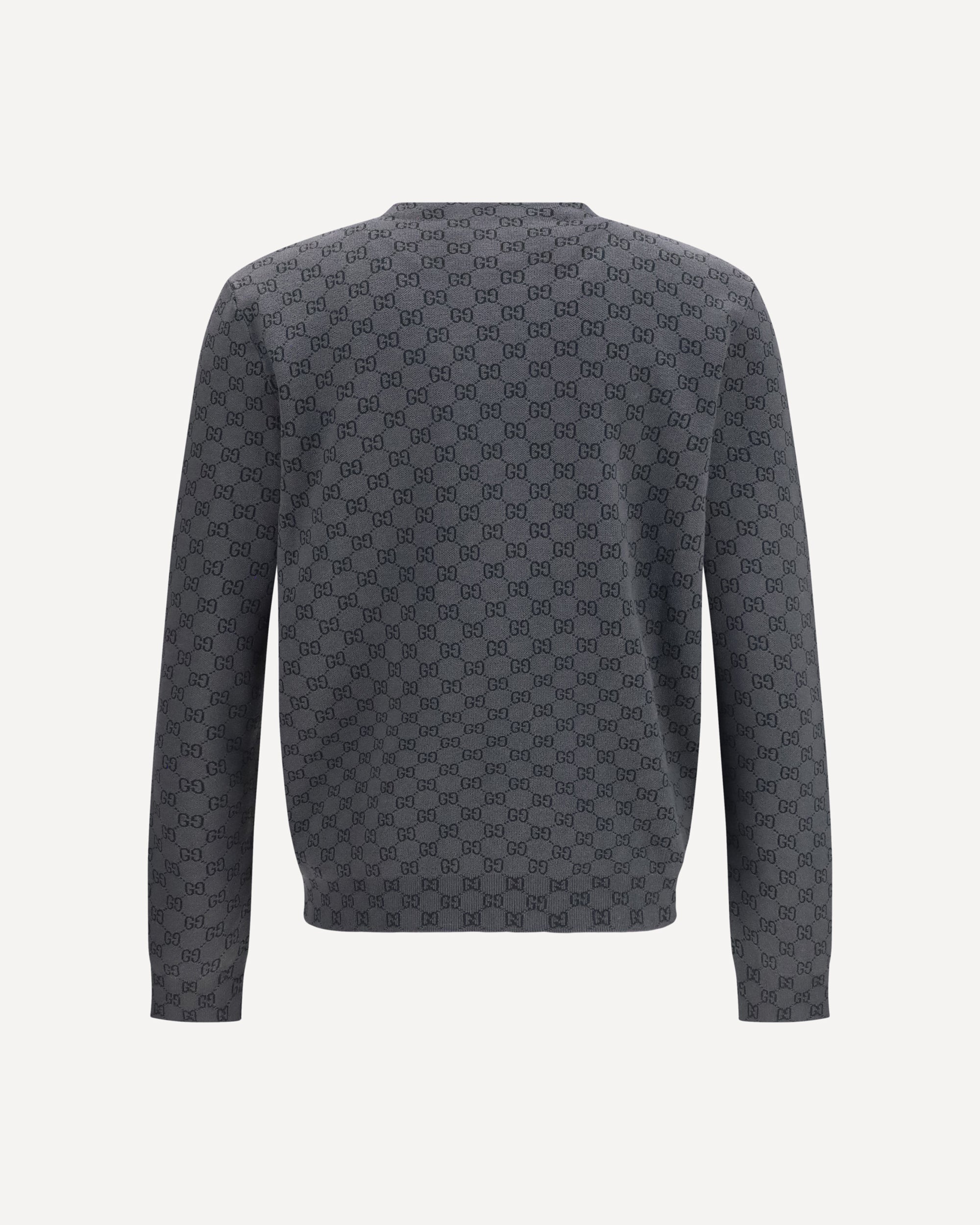 Gucci Silk Wool Gg Print Cardigan - alternate view