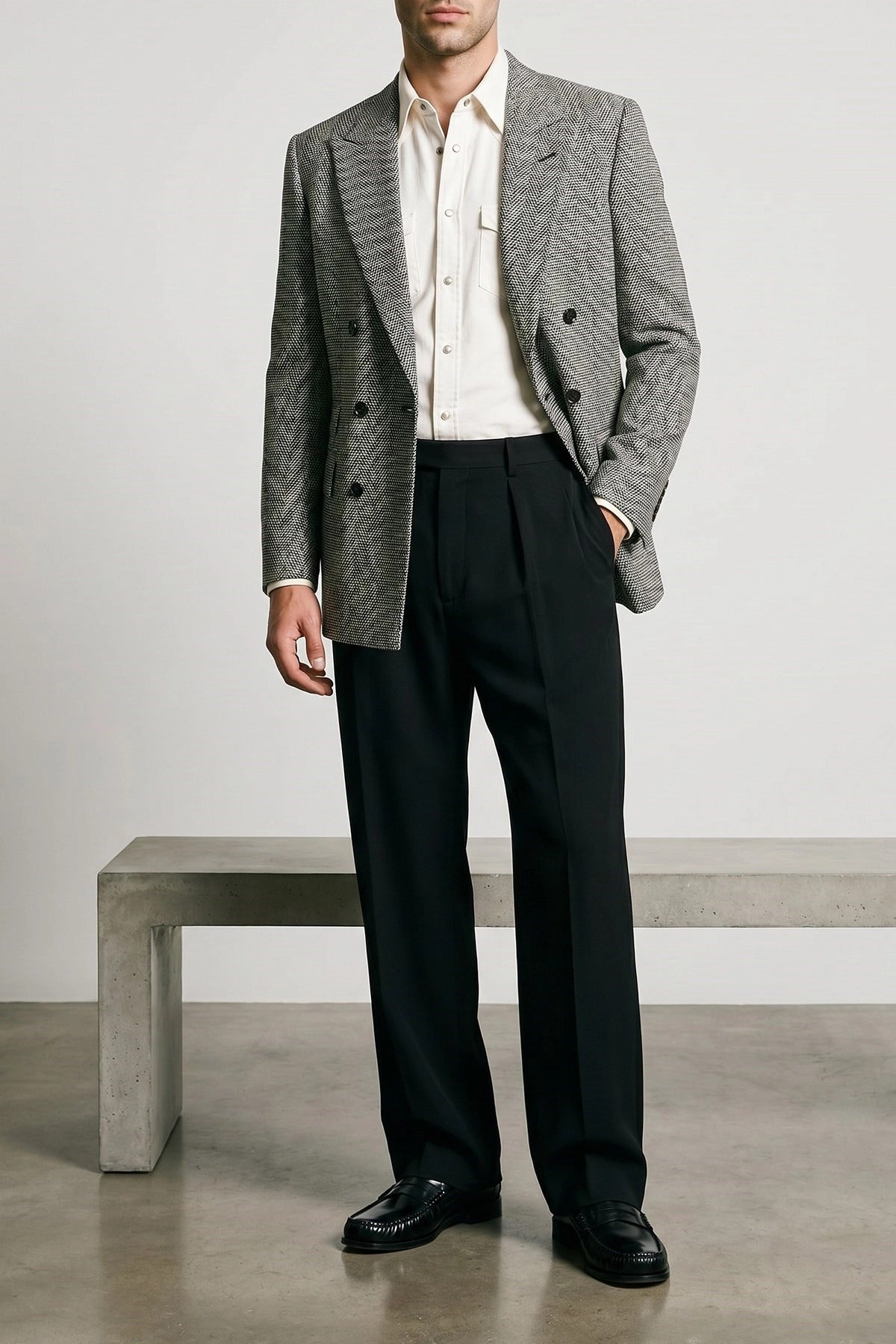 Tom Ford Silk Jacquard Blazer - alternate view