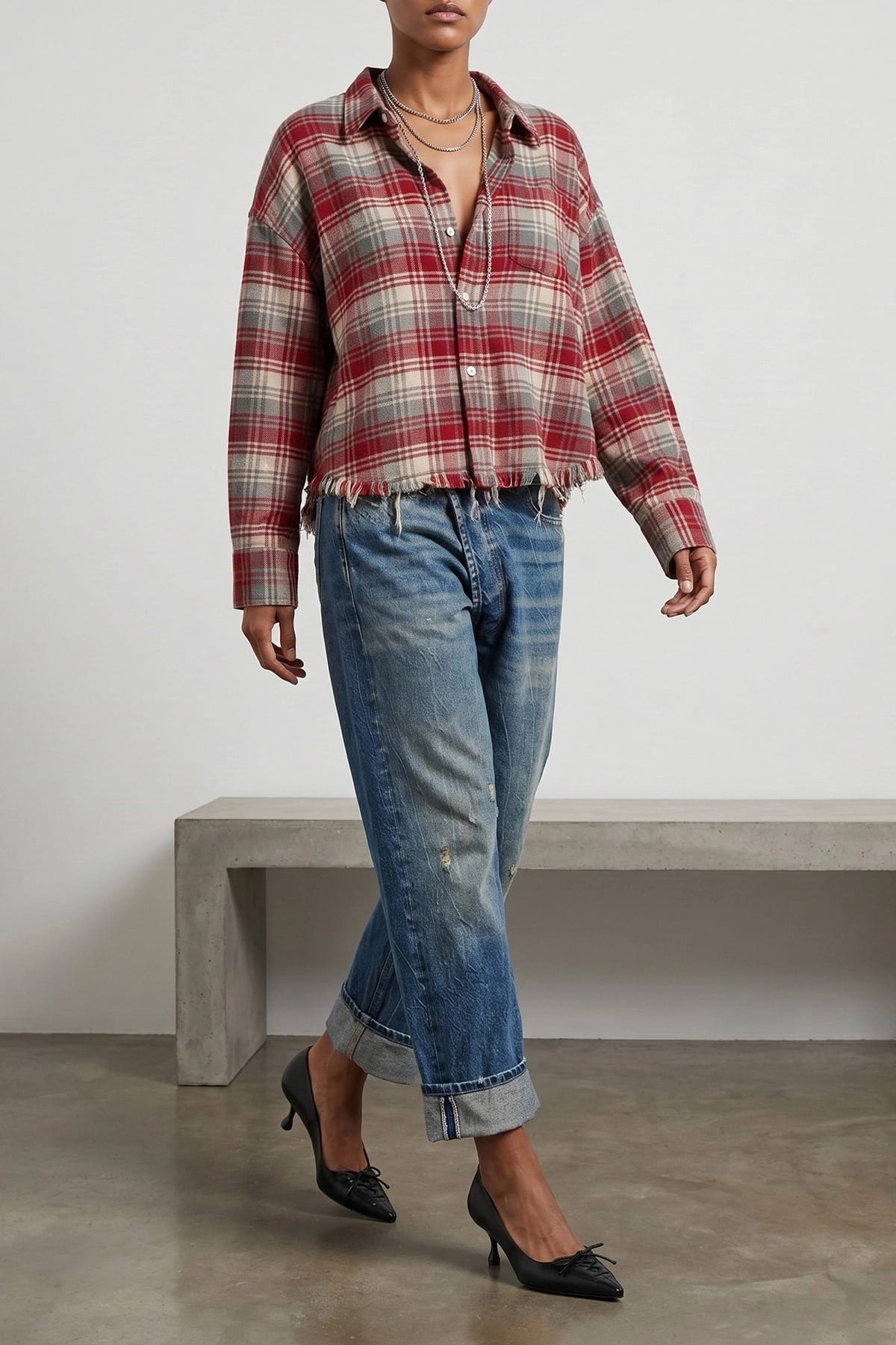 Gucci Brown Wool Twill Shorts - alternate view