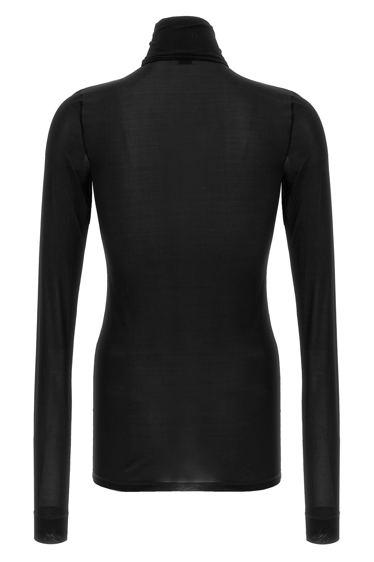 Saint Laurent Pull à col roulé Semi-Transparent - alternate view