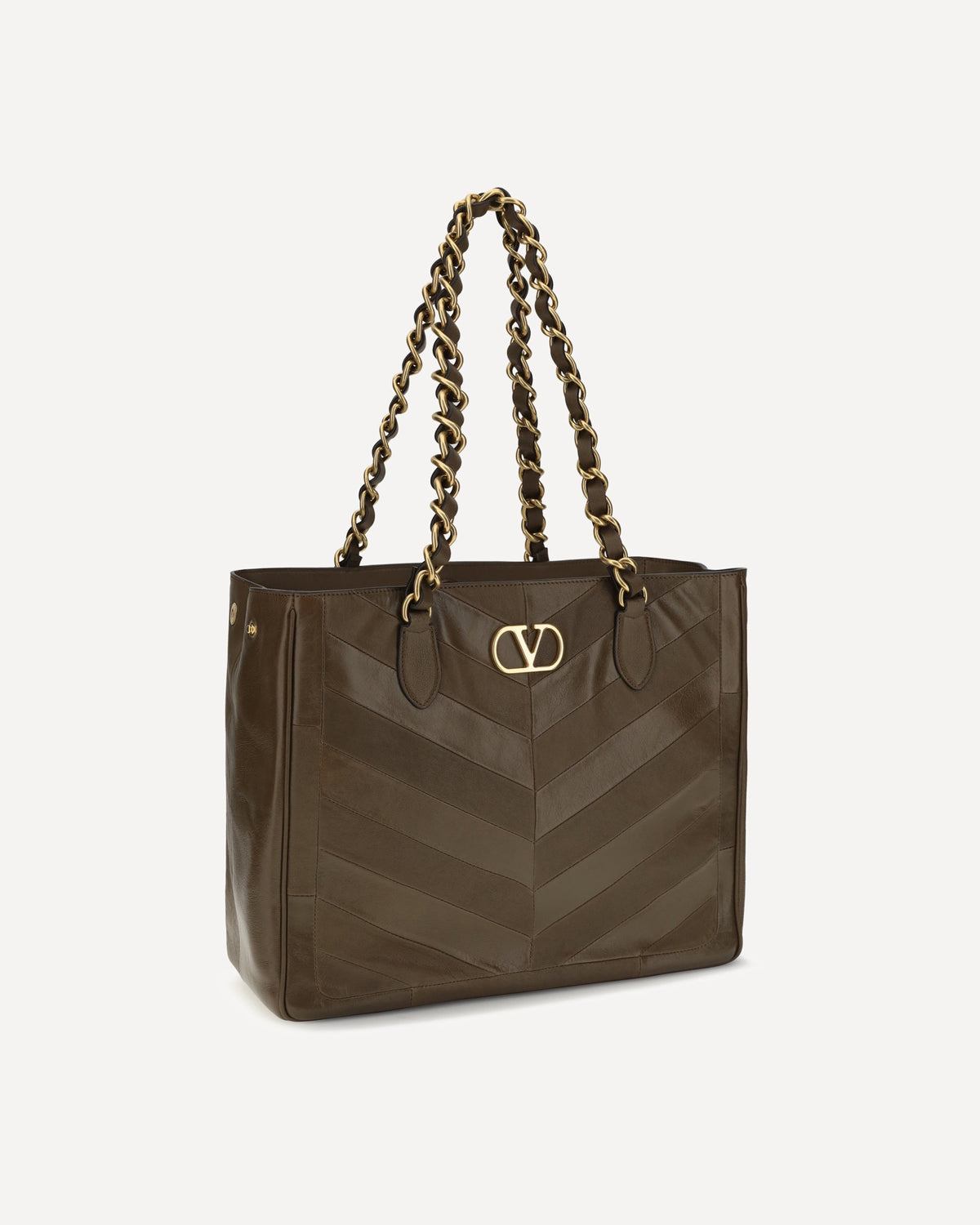 Valentino Garavani Laseine Chevron Nappa Shopping Bag - alternate view