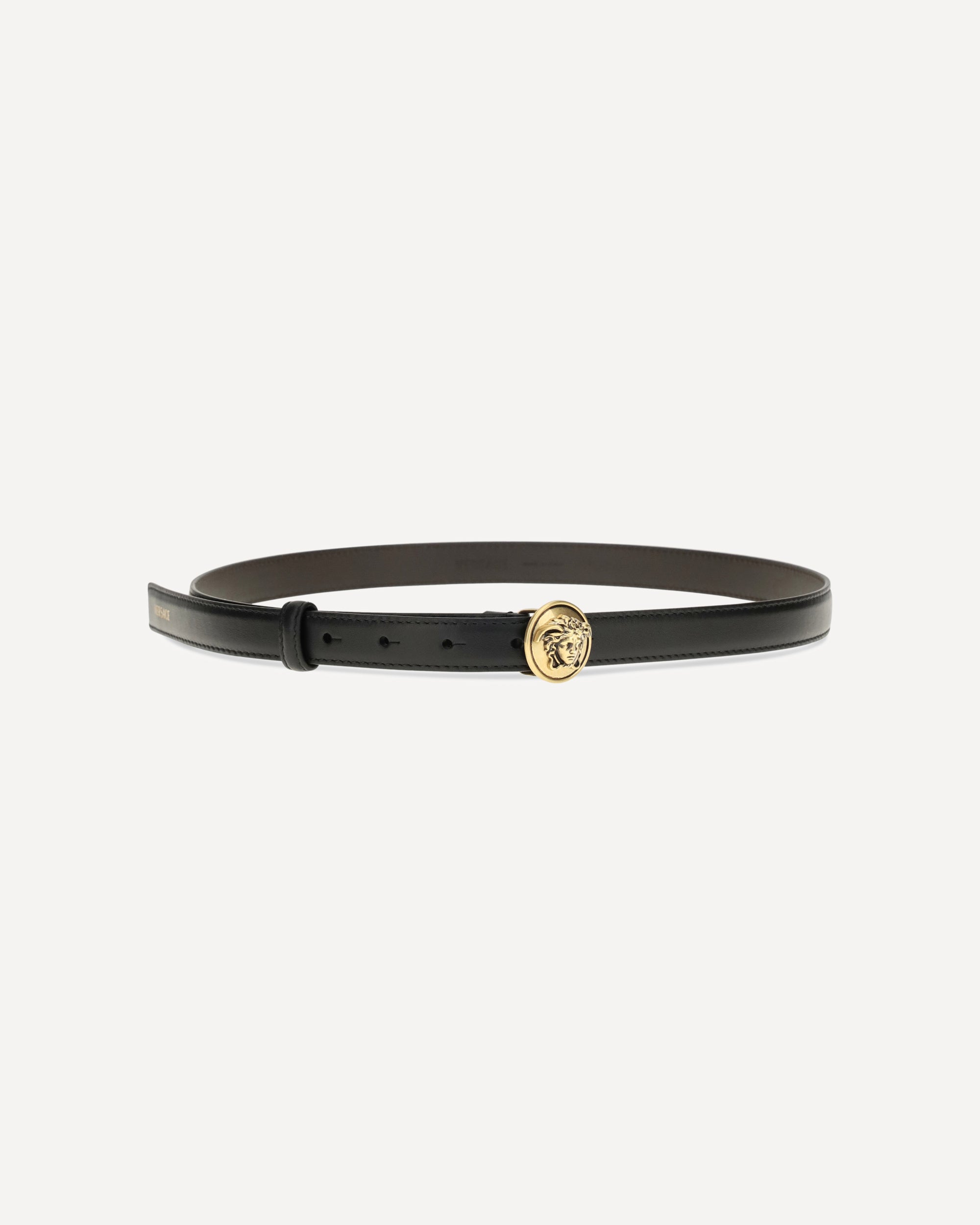 Versace Logo Leather Belt