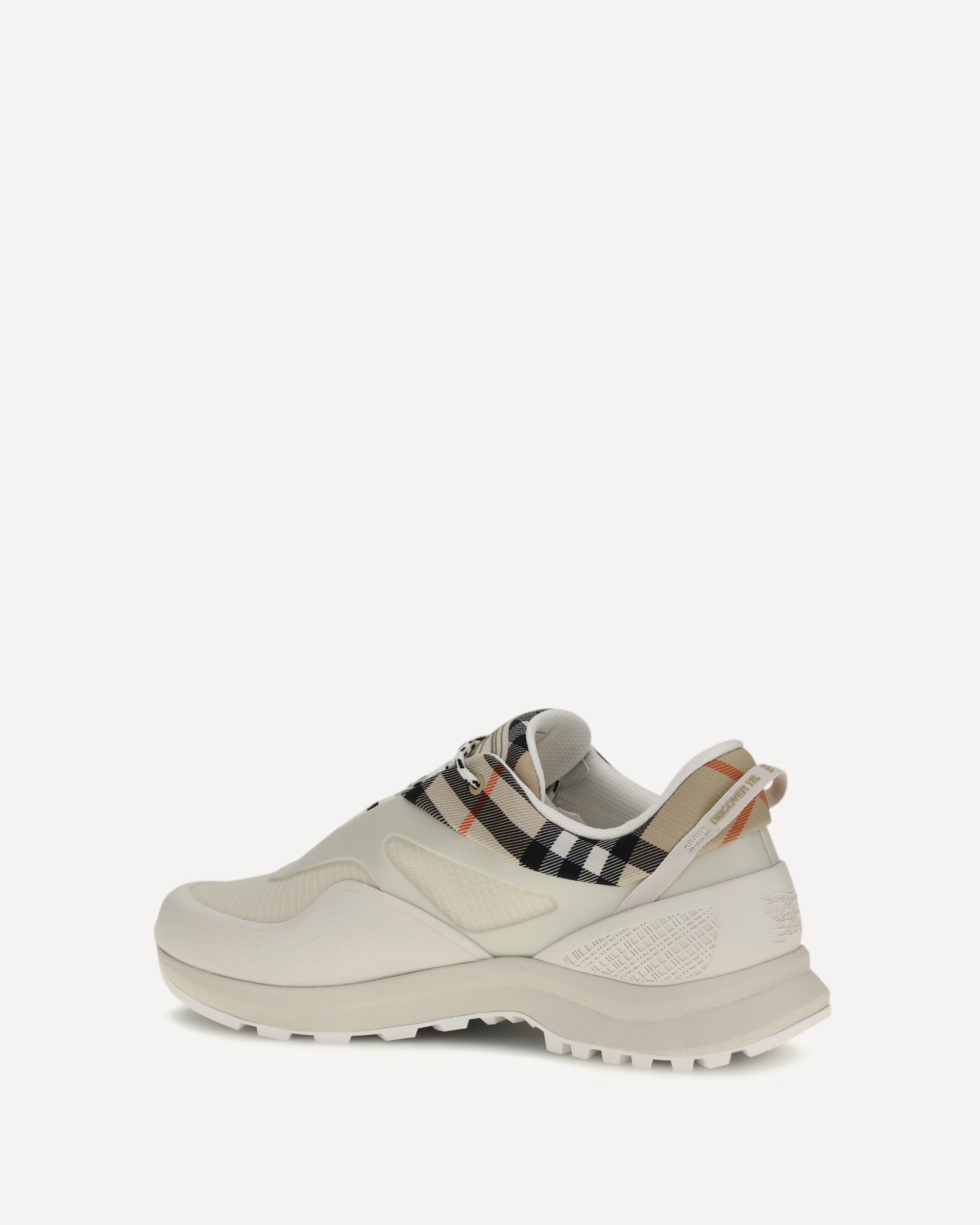 Check And Mesh Discover Sneakers - alternate view