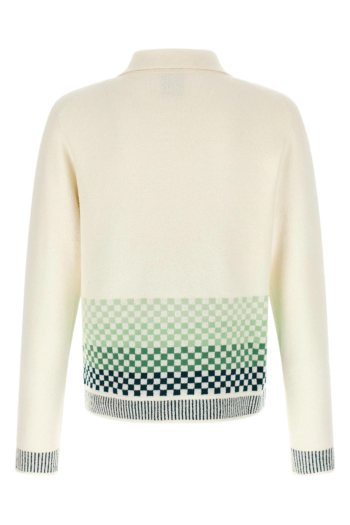 Casablanca Chess Long Sleeve Polo Shirt - alternate view