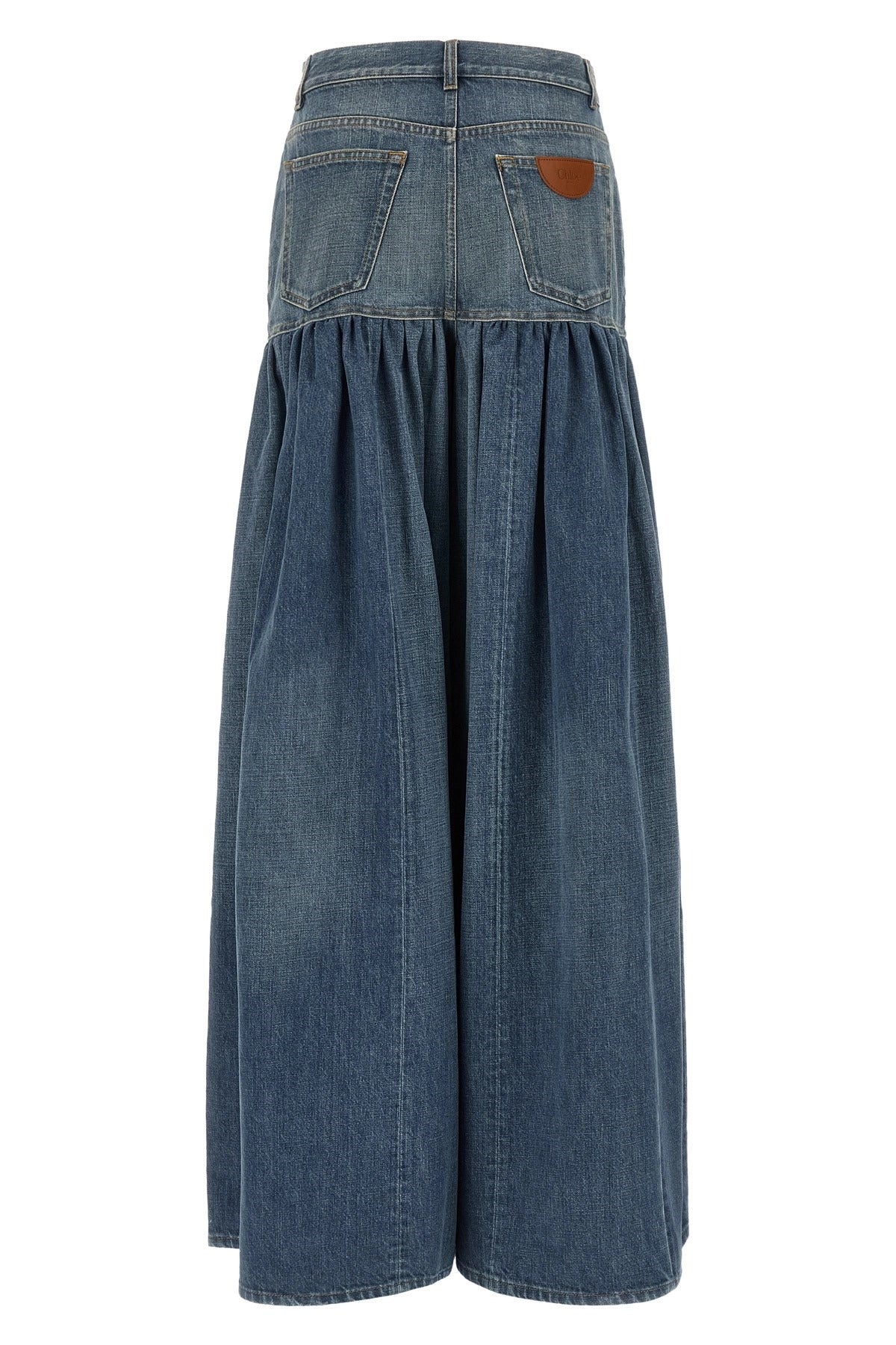 Chloé Balloon Denim Skirt - alternate view