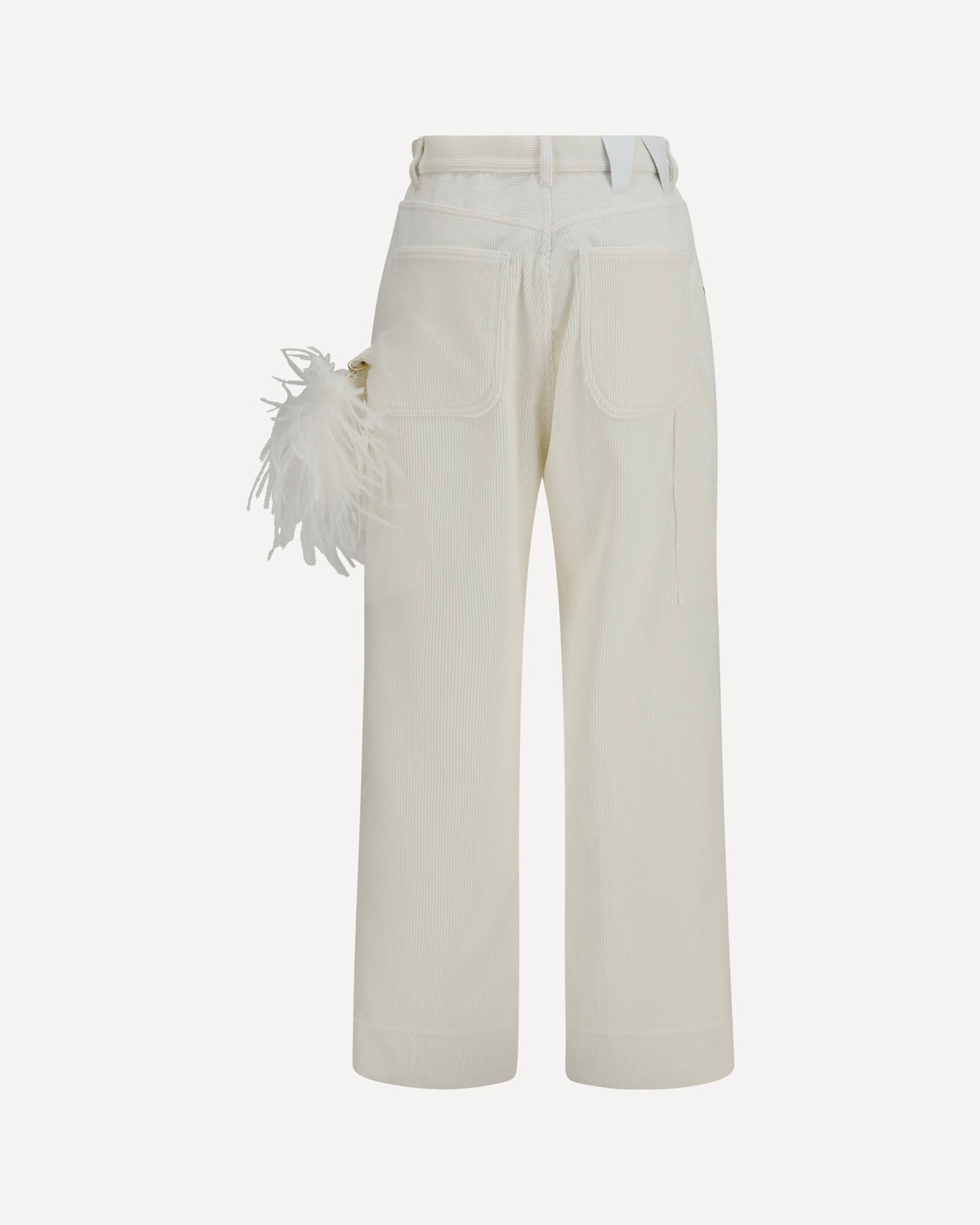 Darkpark Lisa Feather Chain Corduroy Pants - alternate view