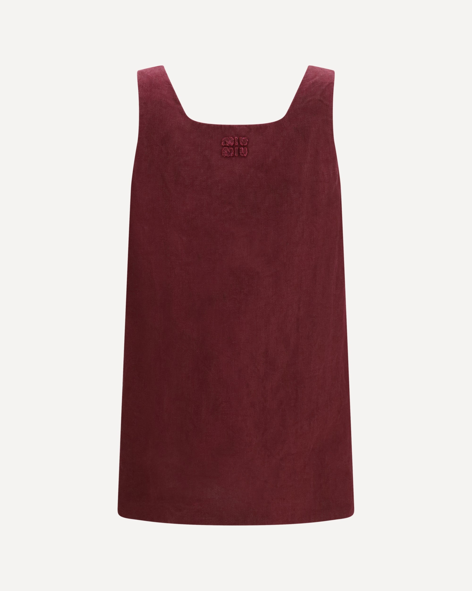 Miu Miu Linen Short Dress