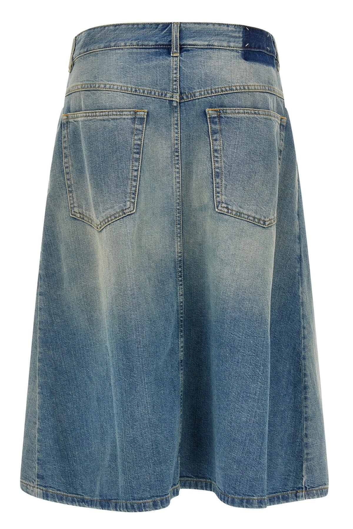 Maison Margiela Denim Wrap Midi Skirt