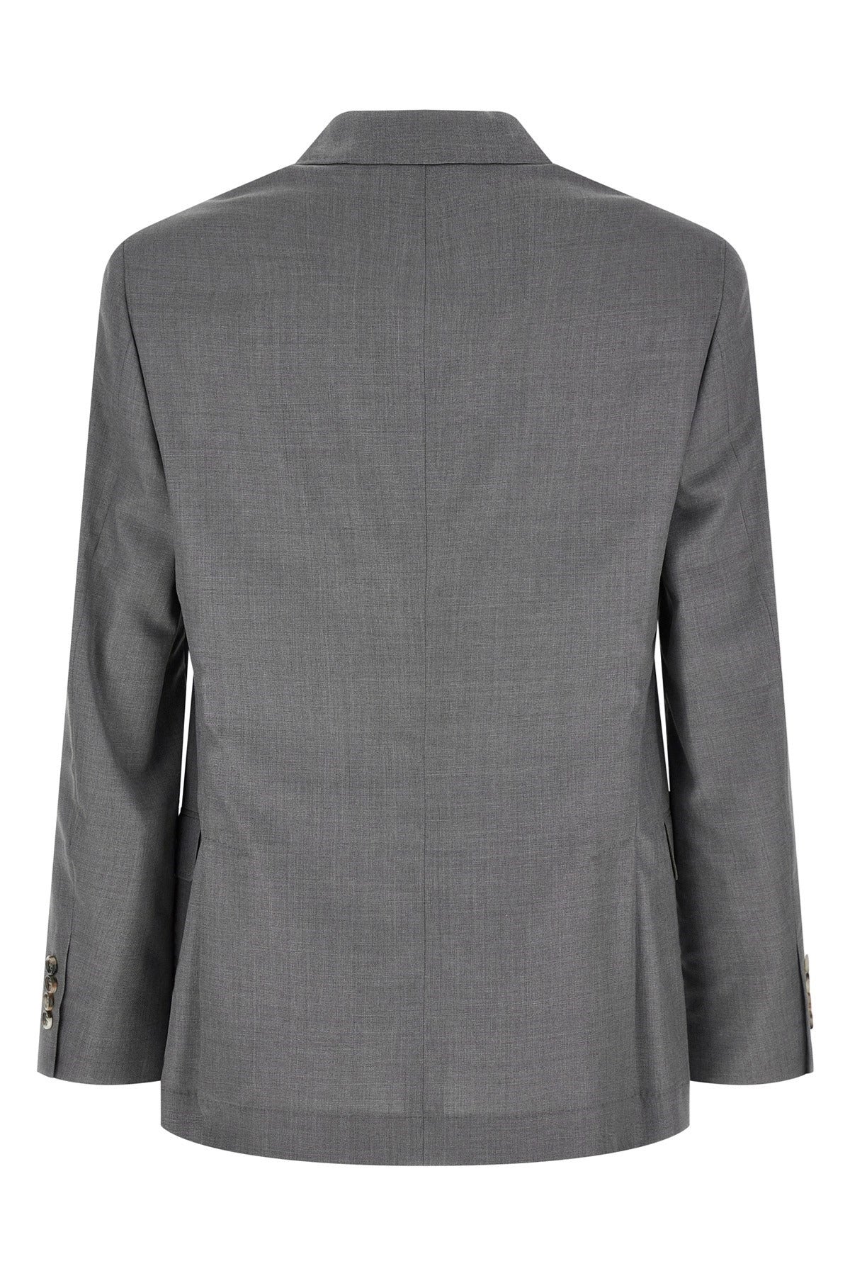 Brunello Cucinelli Hopsack Wool Silk Blazer