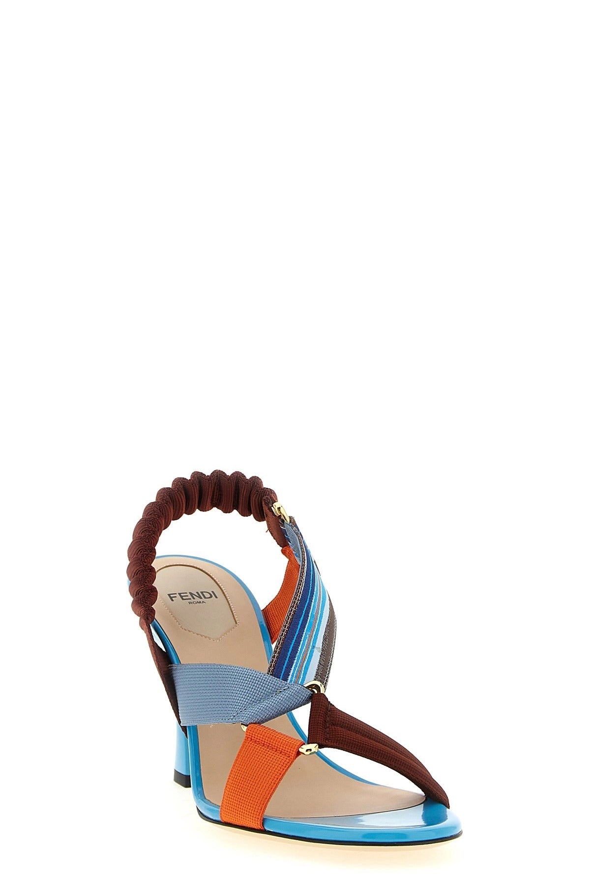 Fendi Colibrì Woven Ribbon Sandals - alternate view