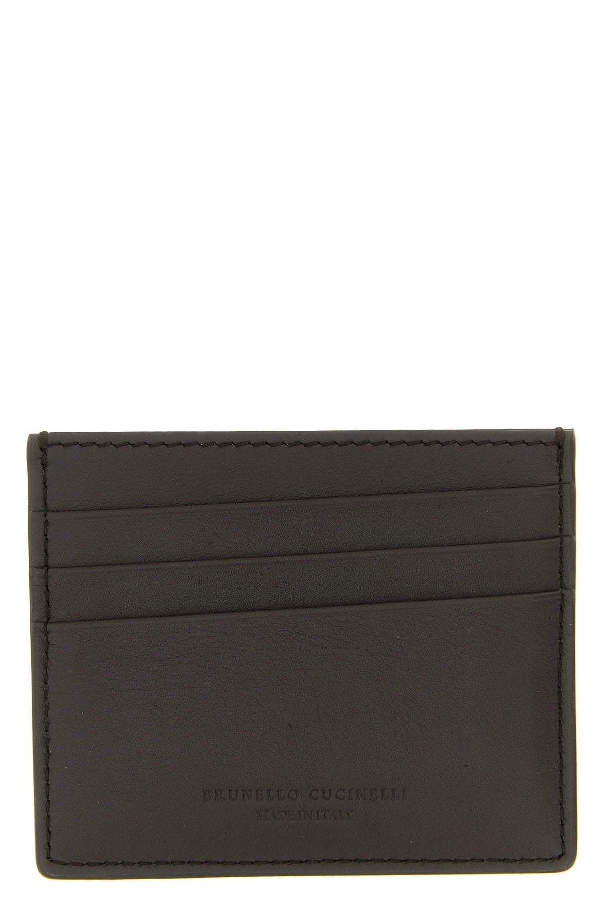 Brunello Cucinelli Embossed Logo Card Holder - alternate view