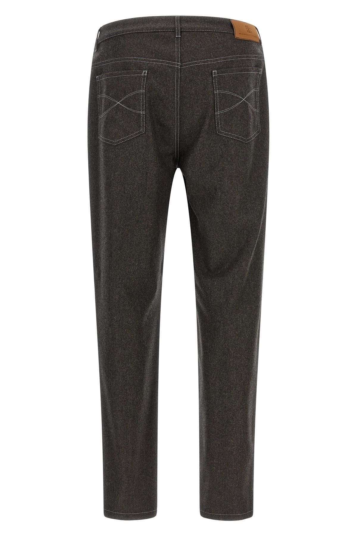 Brunello Cucinelli Virgin Wool Flannel Pants - alternate view
