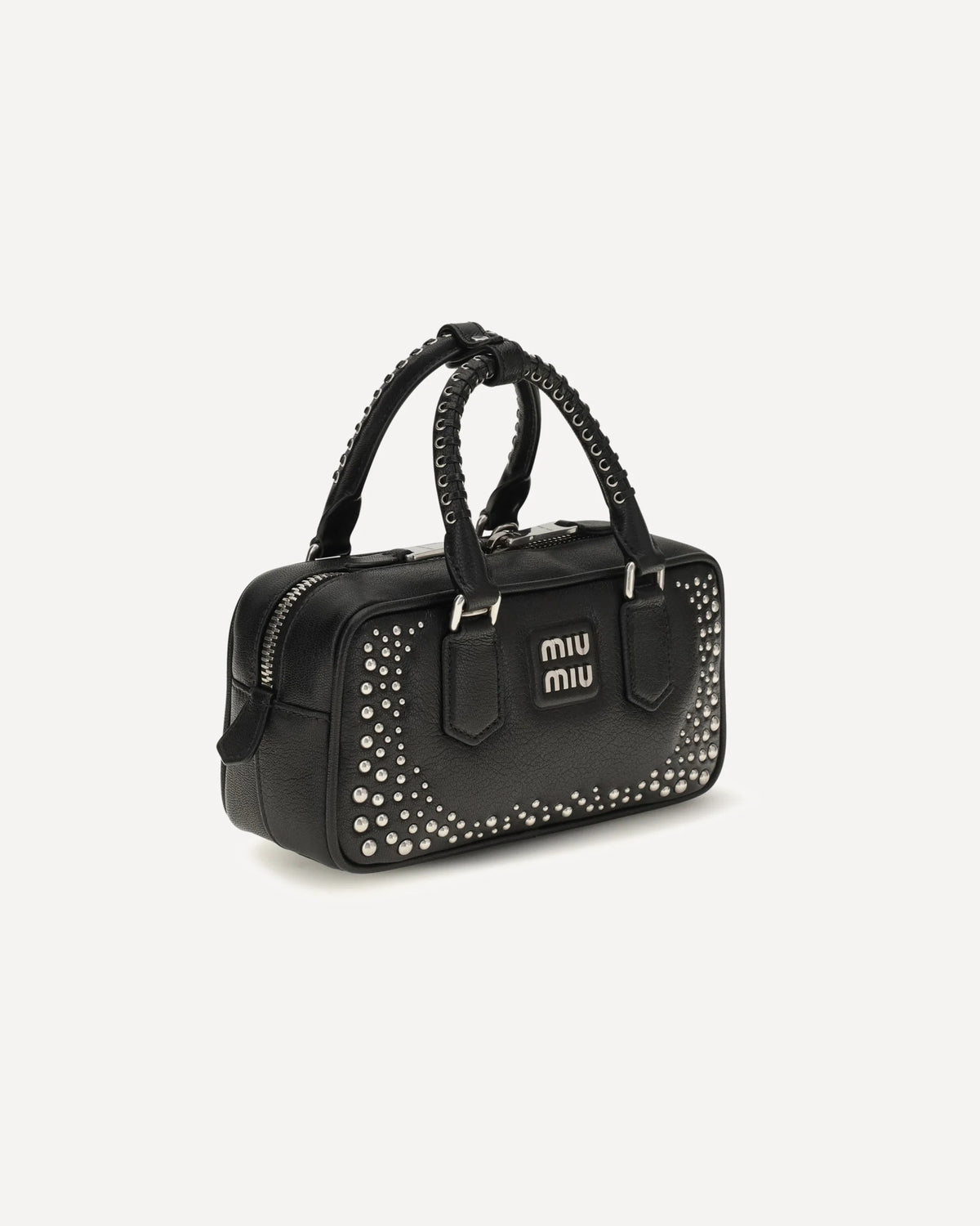 Miu Miu Arcadie Studded Leather Handbag - alternate view