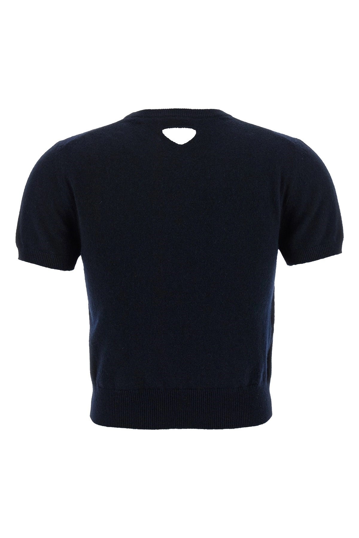 Prada Cut-Out Logo Cashmere Sweater - alternate view