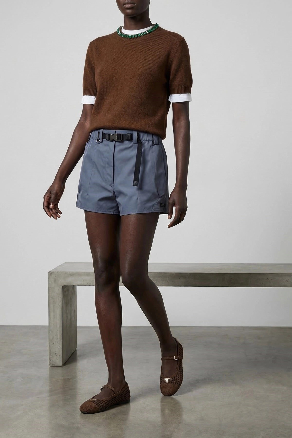 Prada Technical Canvas Shorts - alternate view