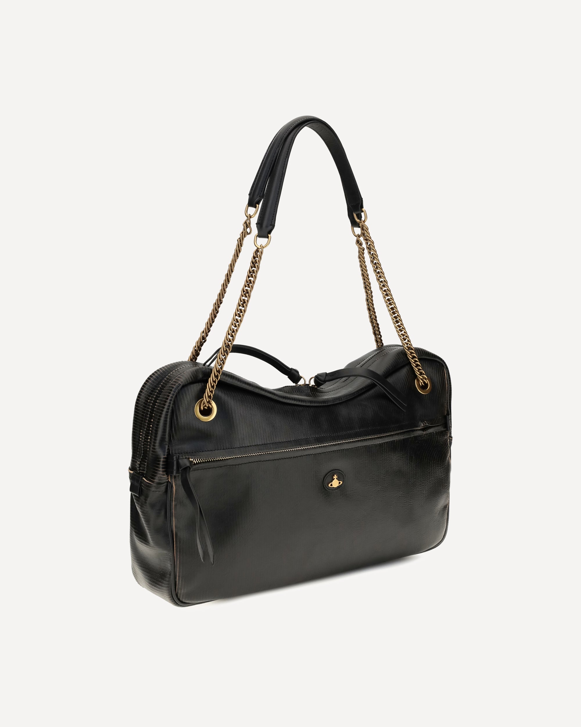 Vivienne Westwood Large Dolce Leather Shoulder Bag - alternate view