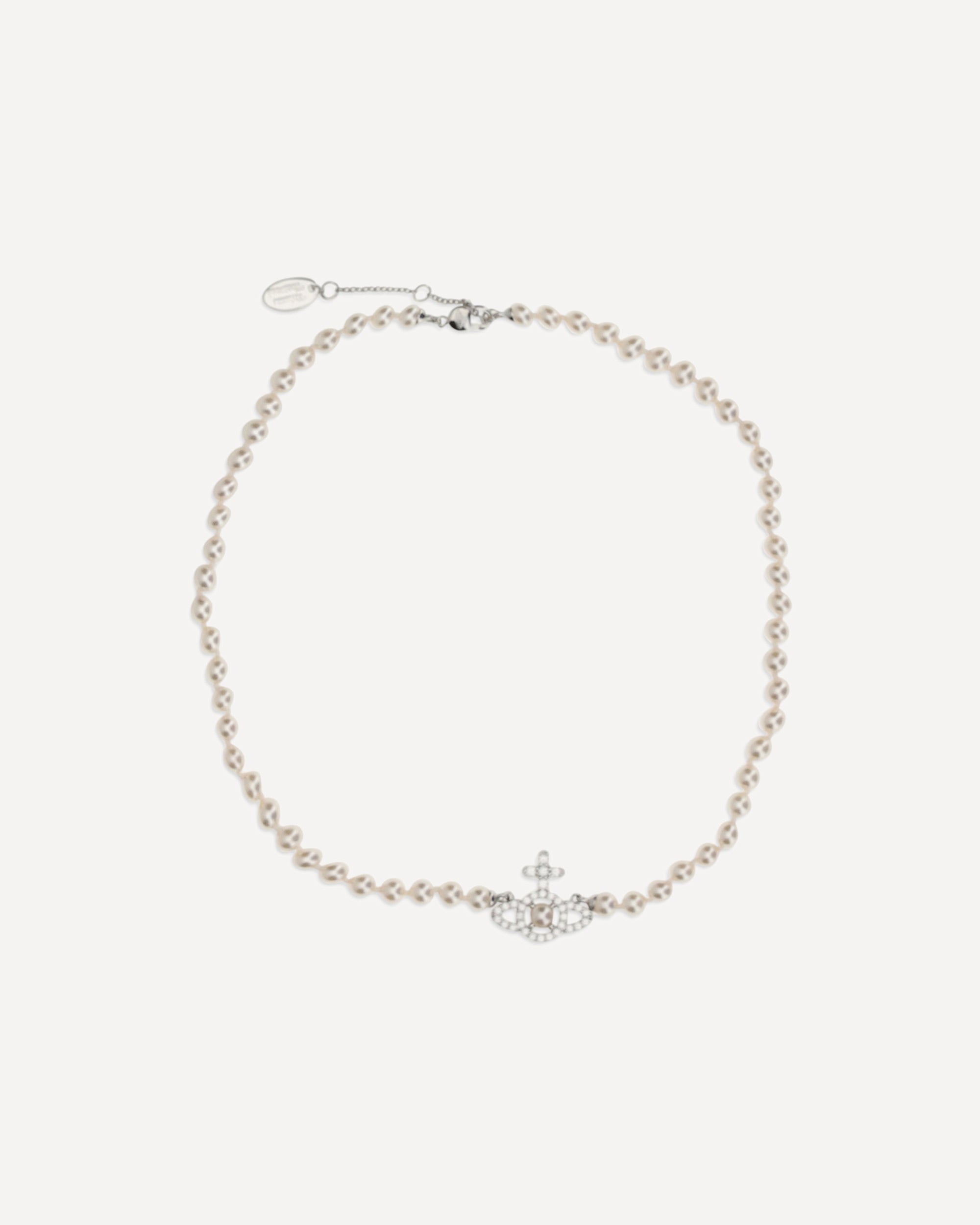 Vivienne Westwood Olympia Pearl Orb Pendant Necklace - alternate view