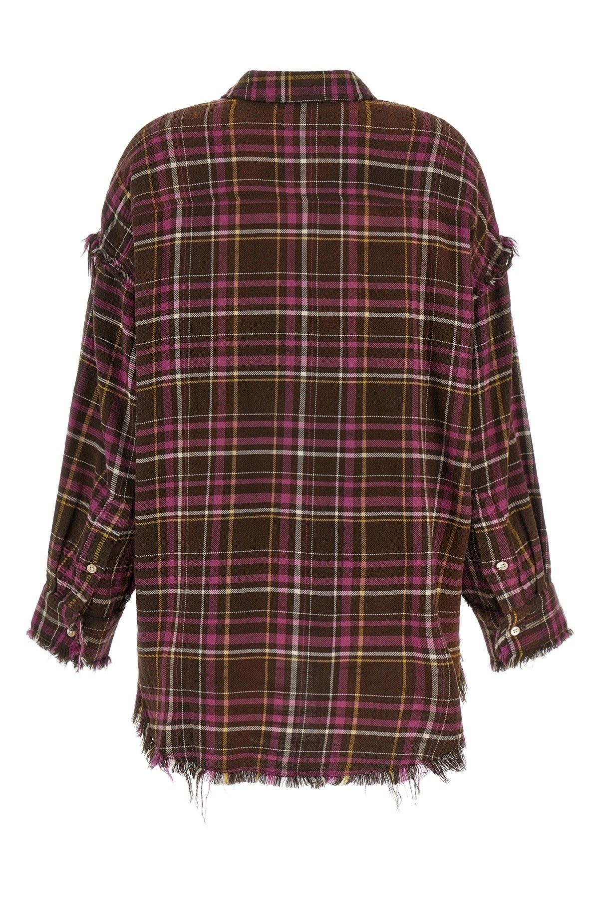 R13 Fringed Tartan Shirt - alternate view
