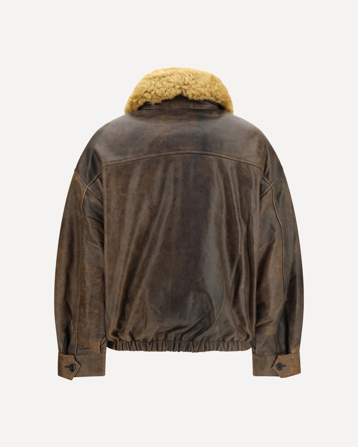 R13 Leather Bomber Jacket - alternate view