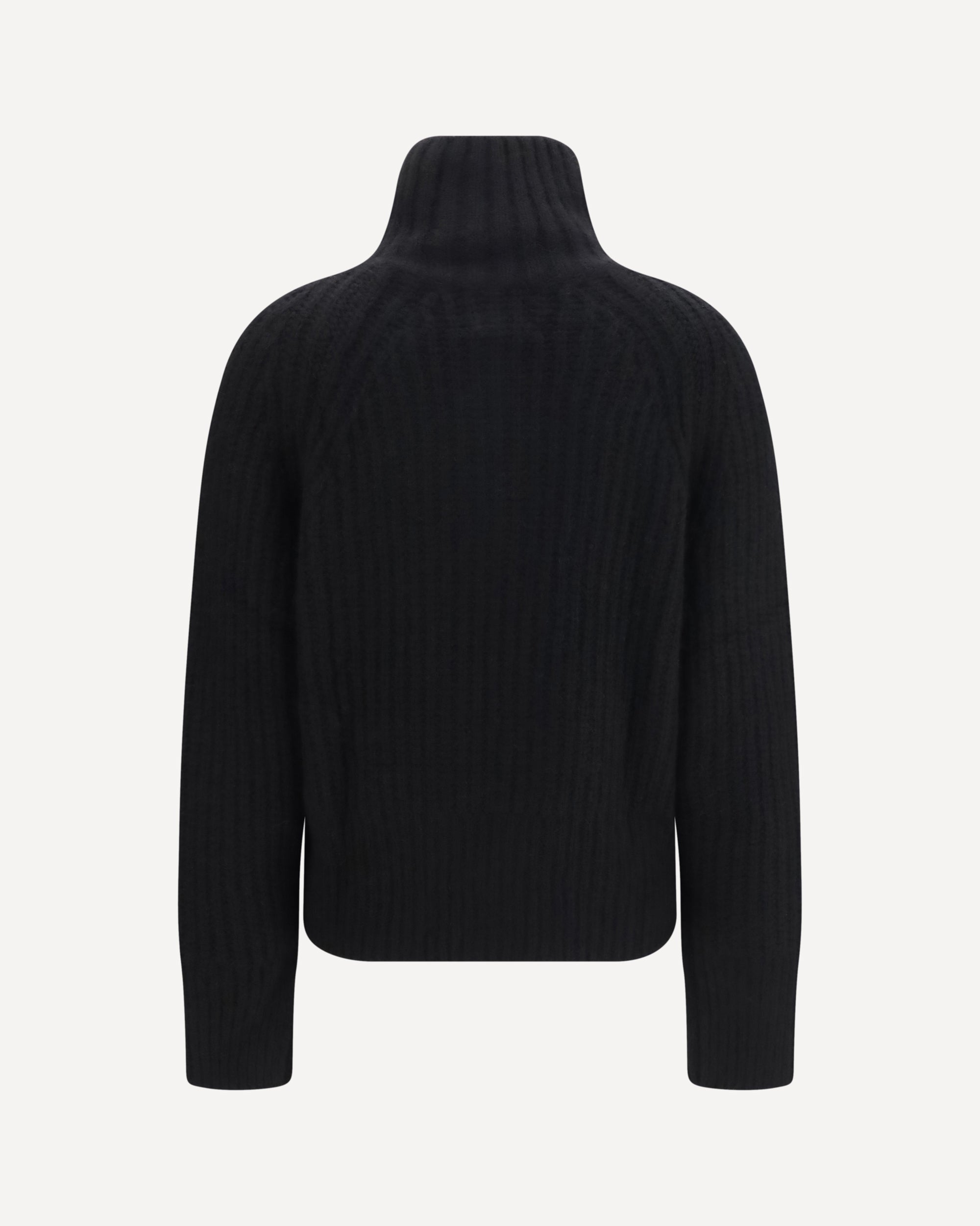 Allude Ribbed Troyer Sweater Zip - alternate view