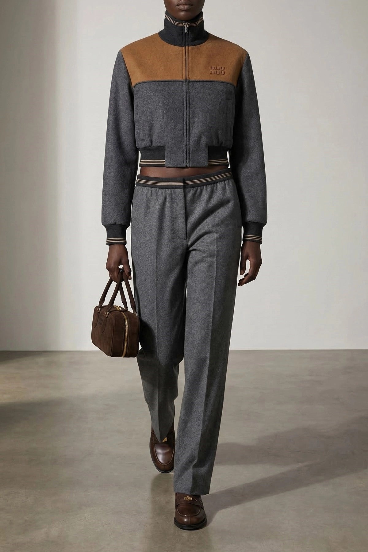 Miu Miu Velour Wool Pants - alternate view