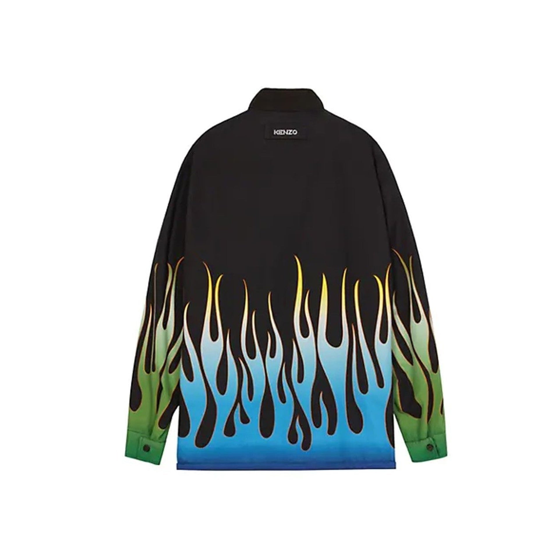 Flame Print Reversible Jacket - alternate view