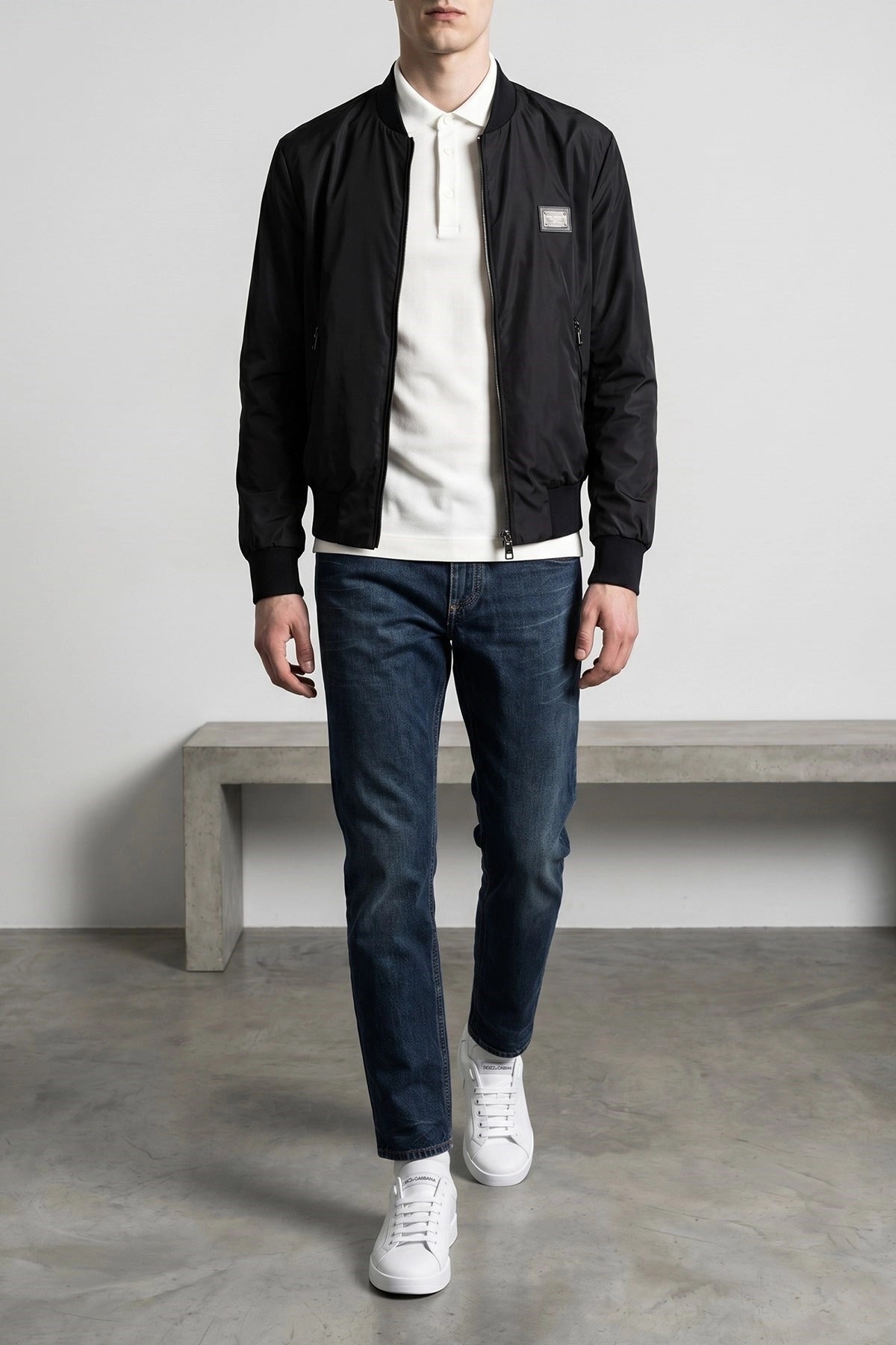 Dolce & Gabbana Embroidered Logo Jeans - alternate view